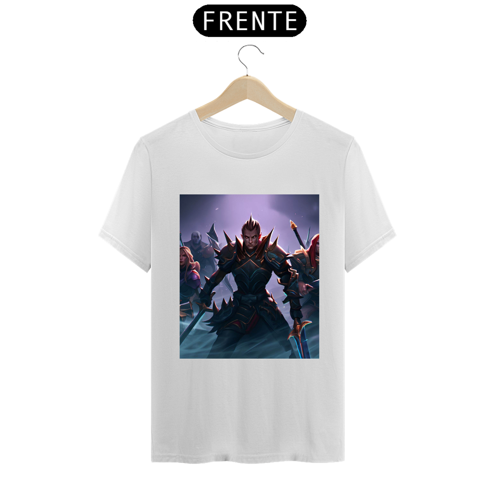 Nome do produto: Camiseta Classe Guerreiro Warrior MMORPG RPG Fantasia Games Jogos 6