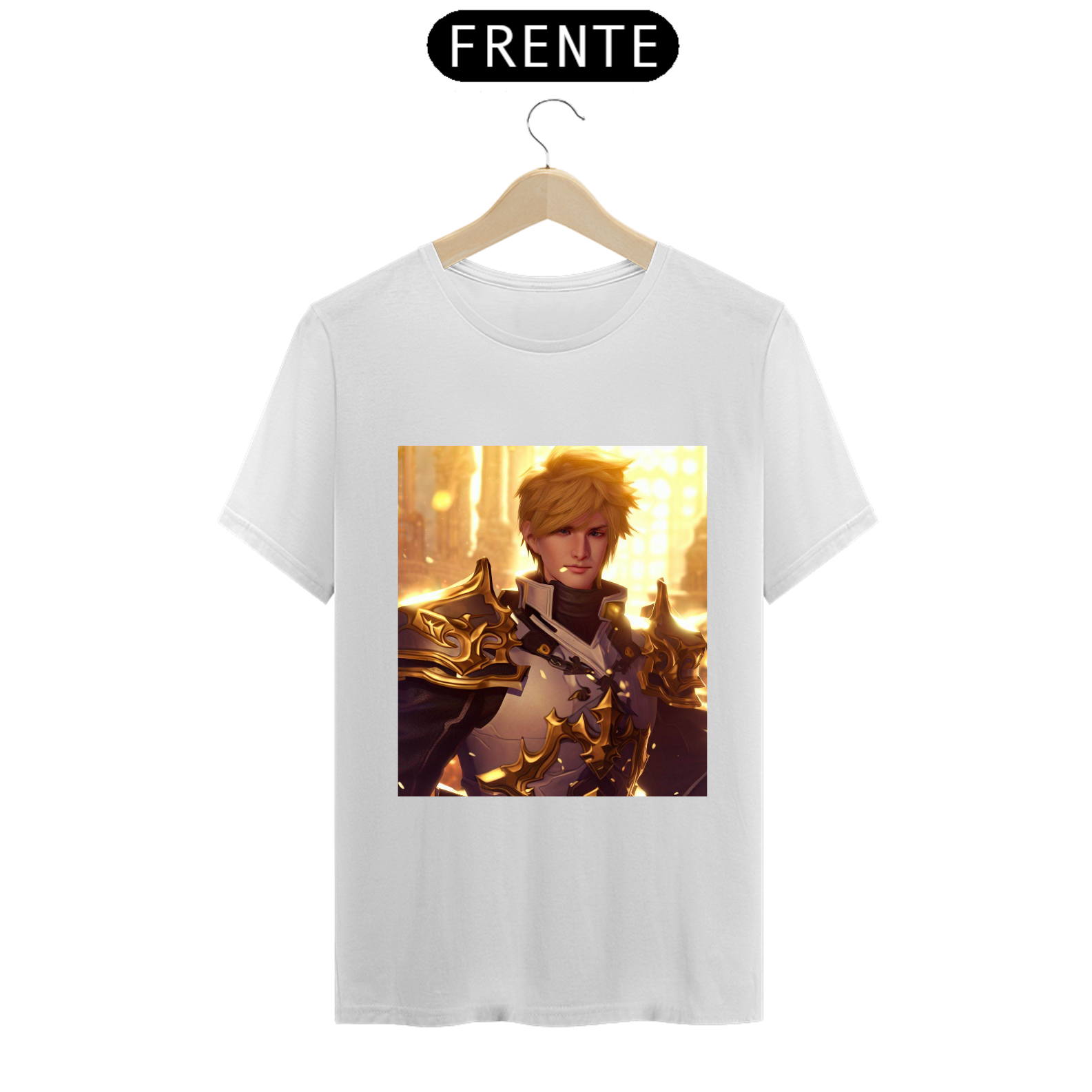 Nome do produto: Camiseta Unissex Paladino Paladin Job Final Fantasy Algodão 100