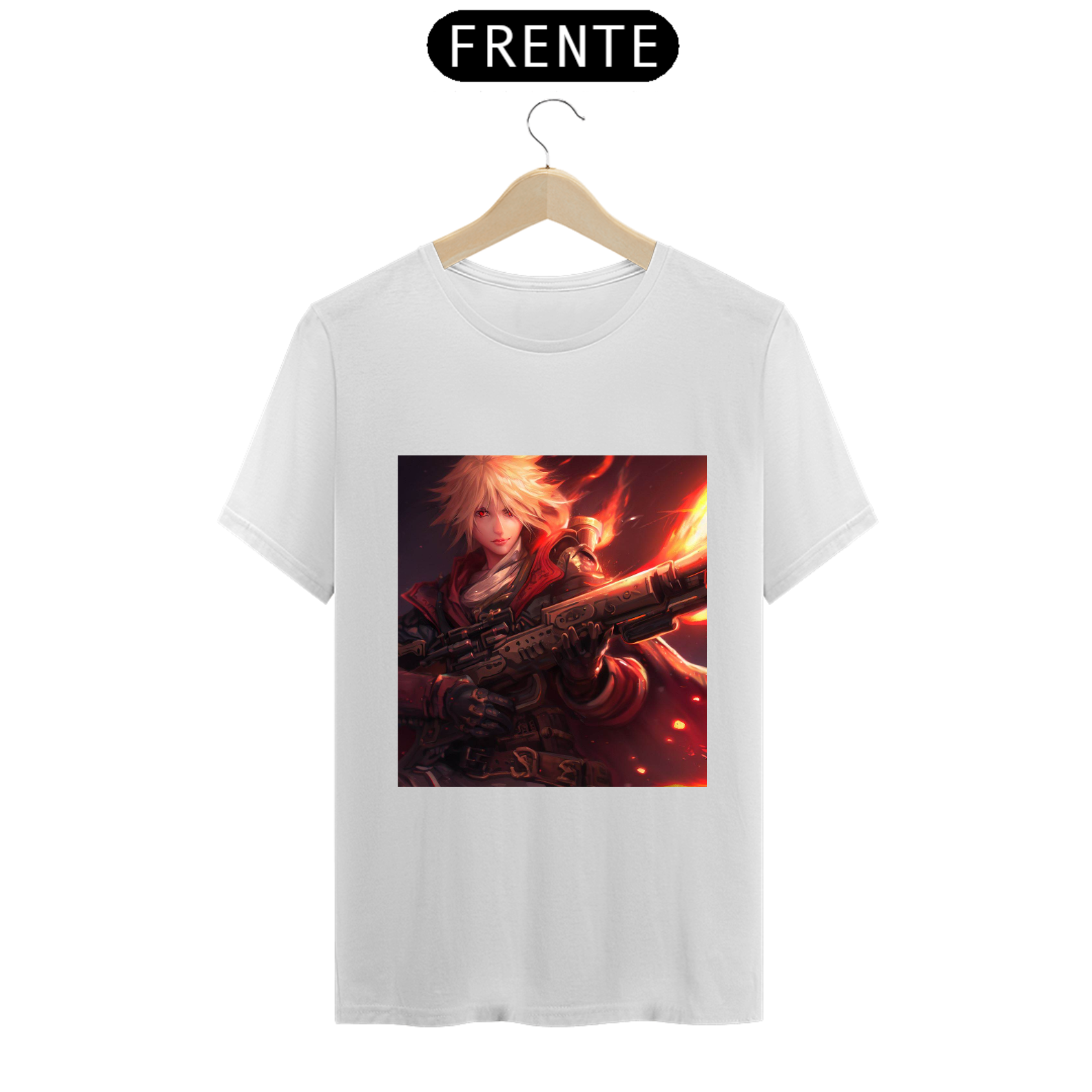 Nome do produto: Camiseta Unissex Machinist Job Atirador Final Fantasy Algodão 100