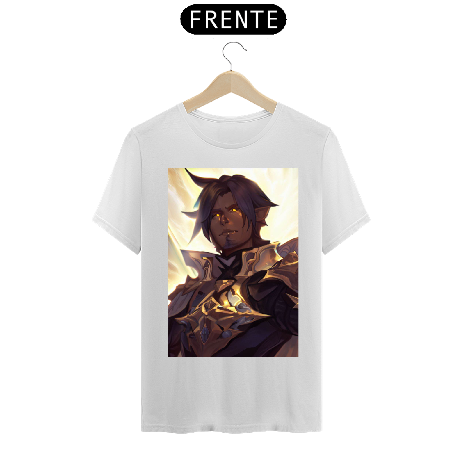Nome do produto: Camiseta Unissex Paladin Paladino Job Final Fantasy Algodão 100