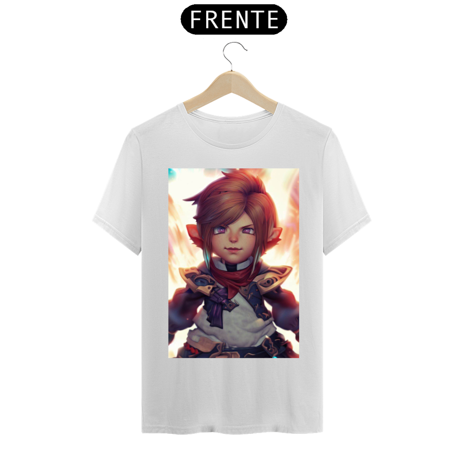 Nome do produto: Camiseta Unissex Lalafell Final Fantasy Algodão 100