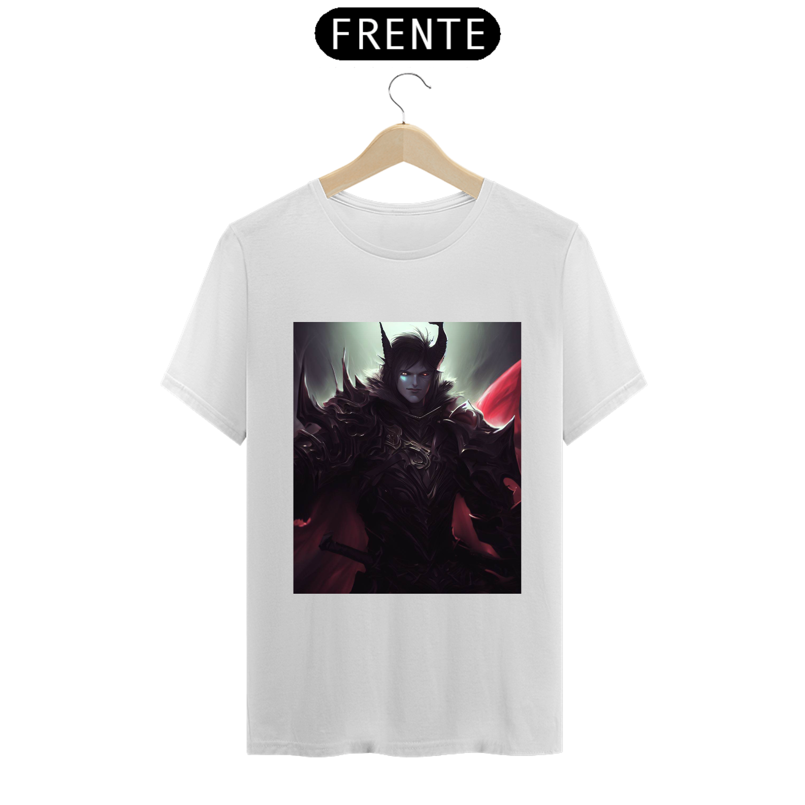 Nome do produto: Camiseta Unissex Dark Knight Cavalheiro das Trevas Job Final Fantasy Algodão 100