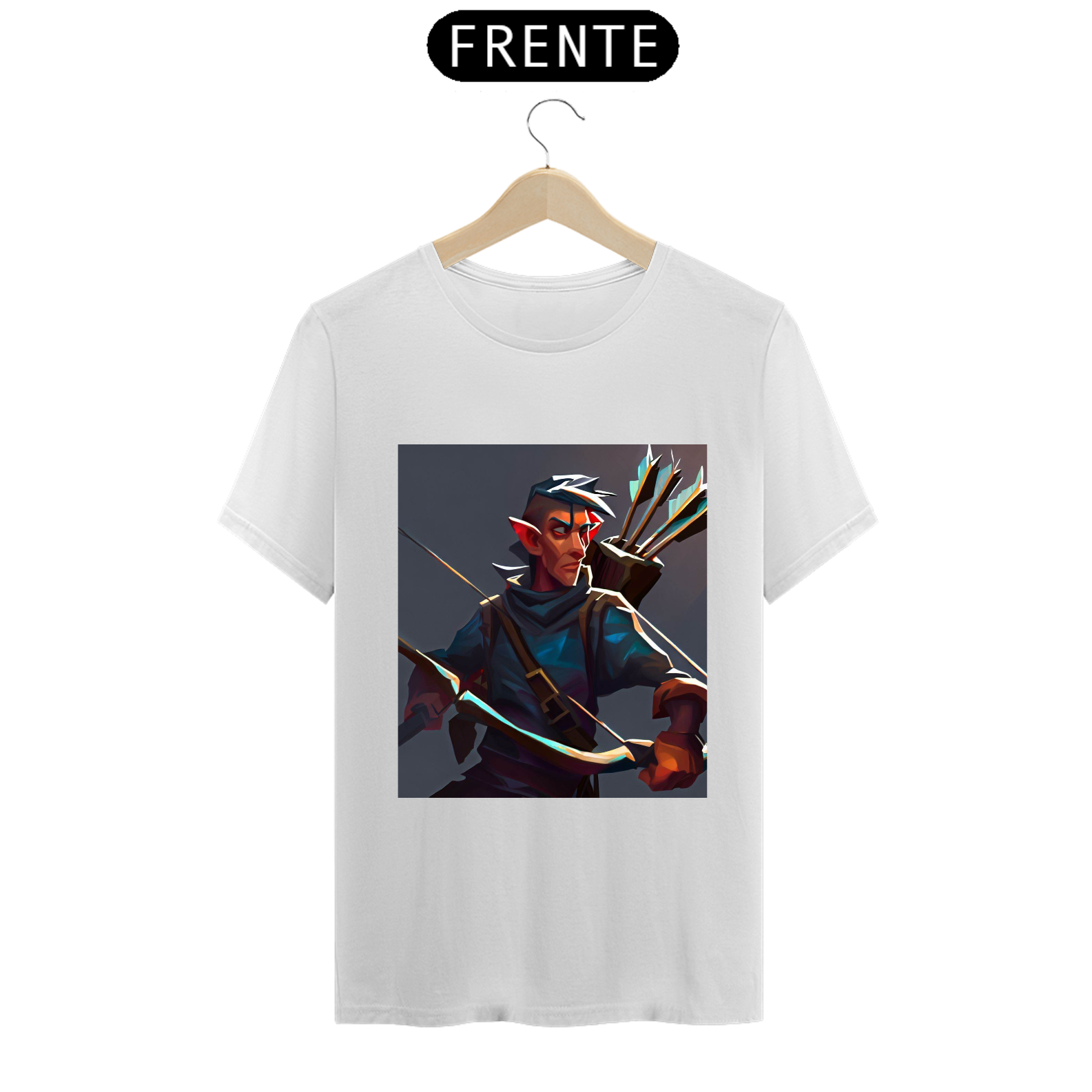 Nome do produto: Camiseta Unissex Runescape Arqueiro Algodão 100