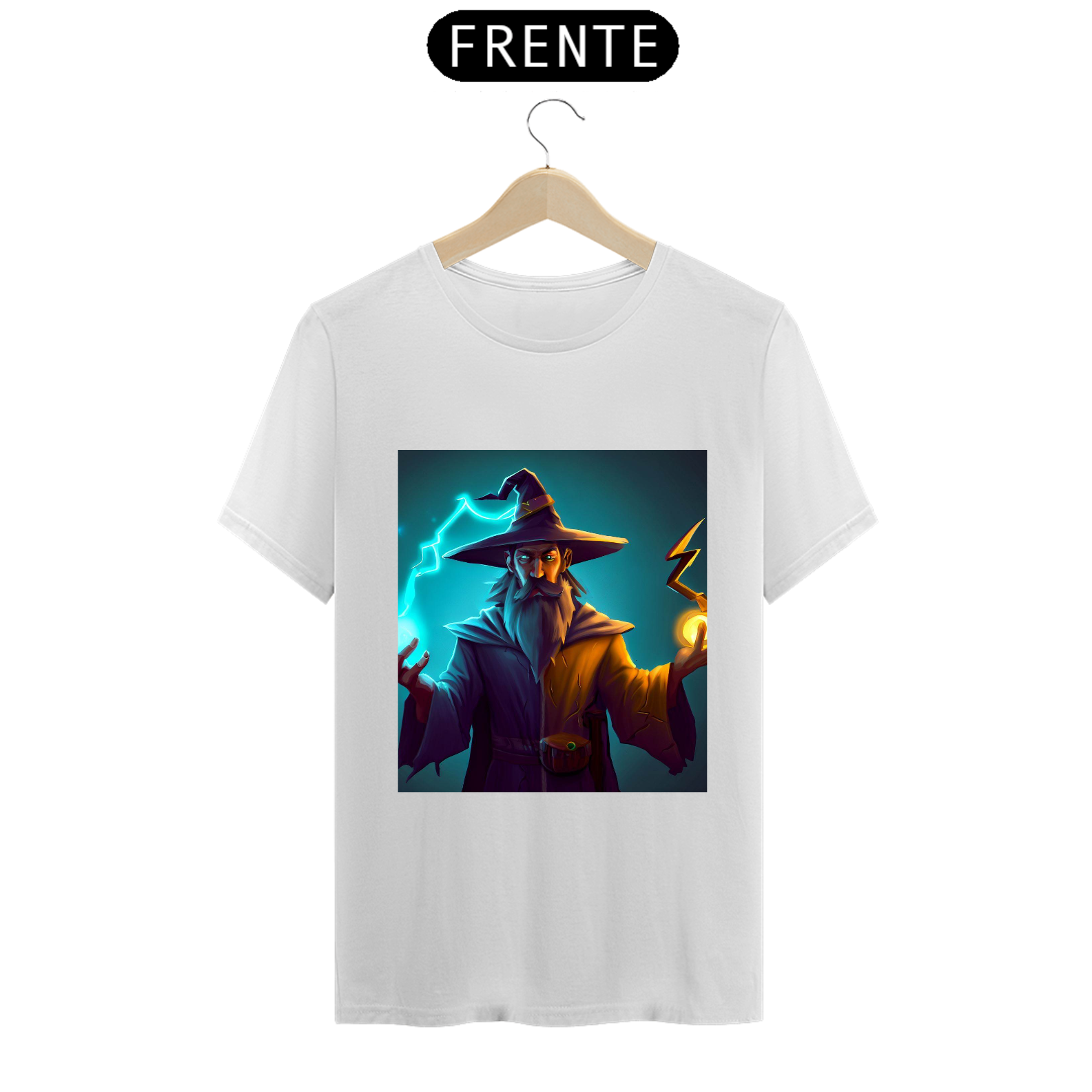 Nome do produto: Camiseta Unissex Runescape Mago OP Algodão 100