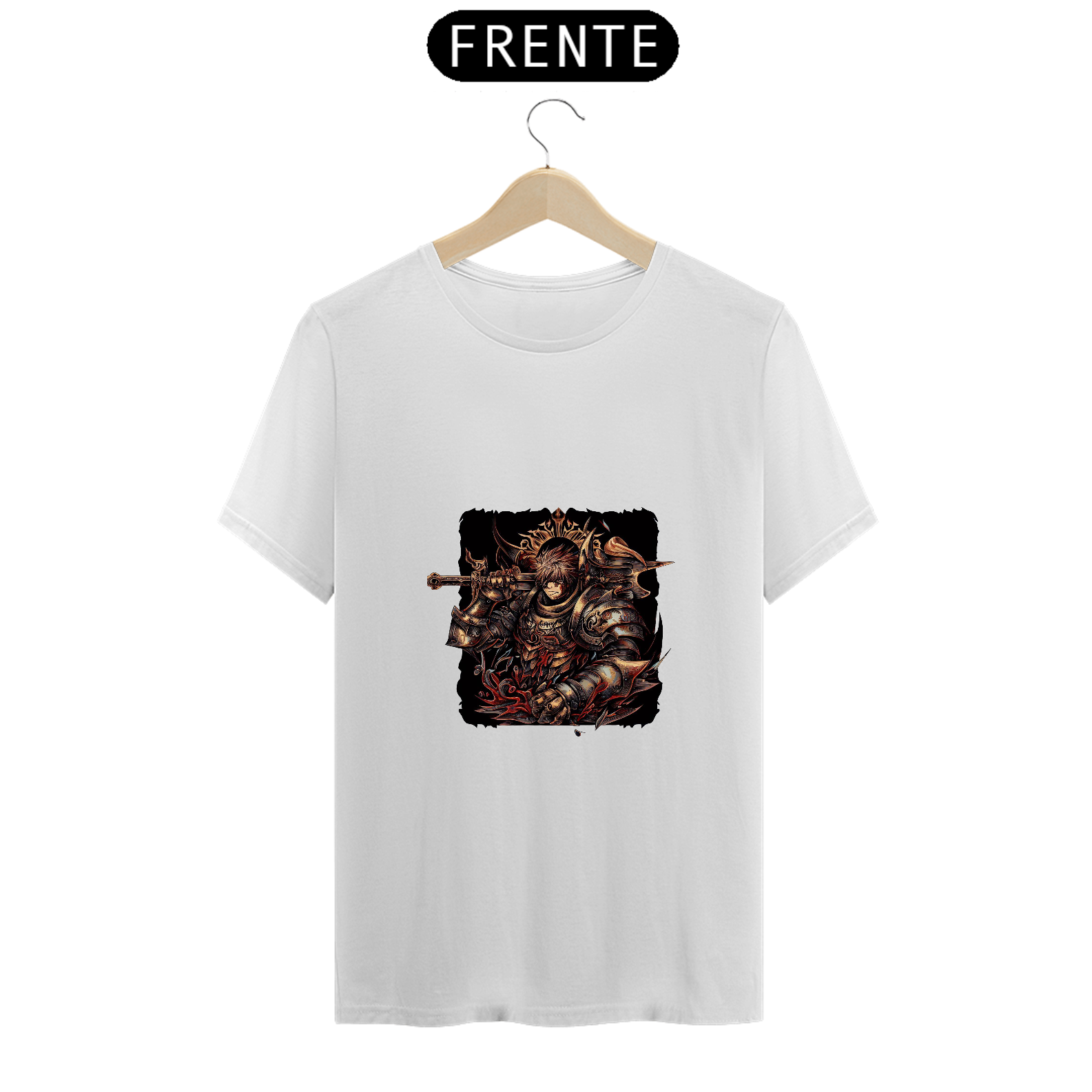 Nome do produto: Camiseta Unissex Berserker Final Fantasy Algodão 100