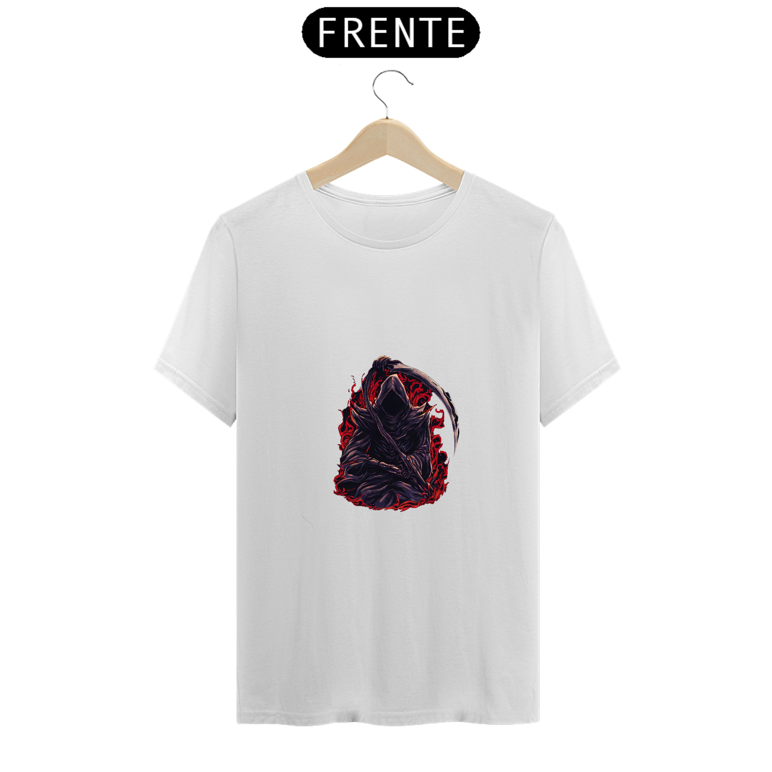 Nome do produto: Camiseta Unissex Reaper Job Final Fantasy Algodão 100