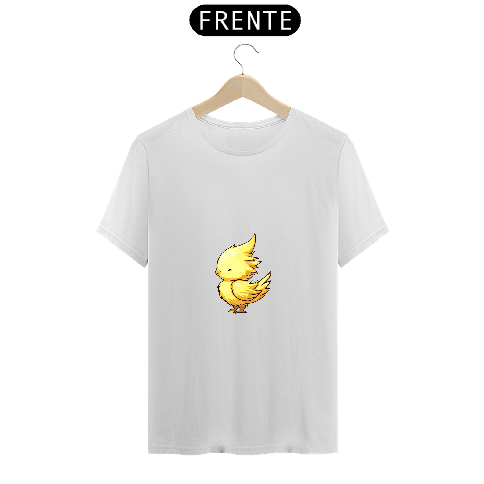 Nome do produto: Camiseta Unissex Chocobo Final Fantasy Algodão 100