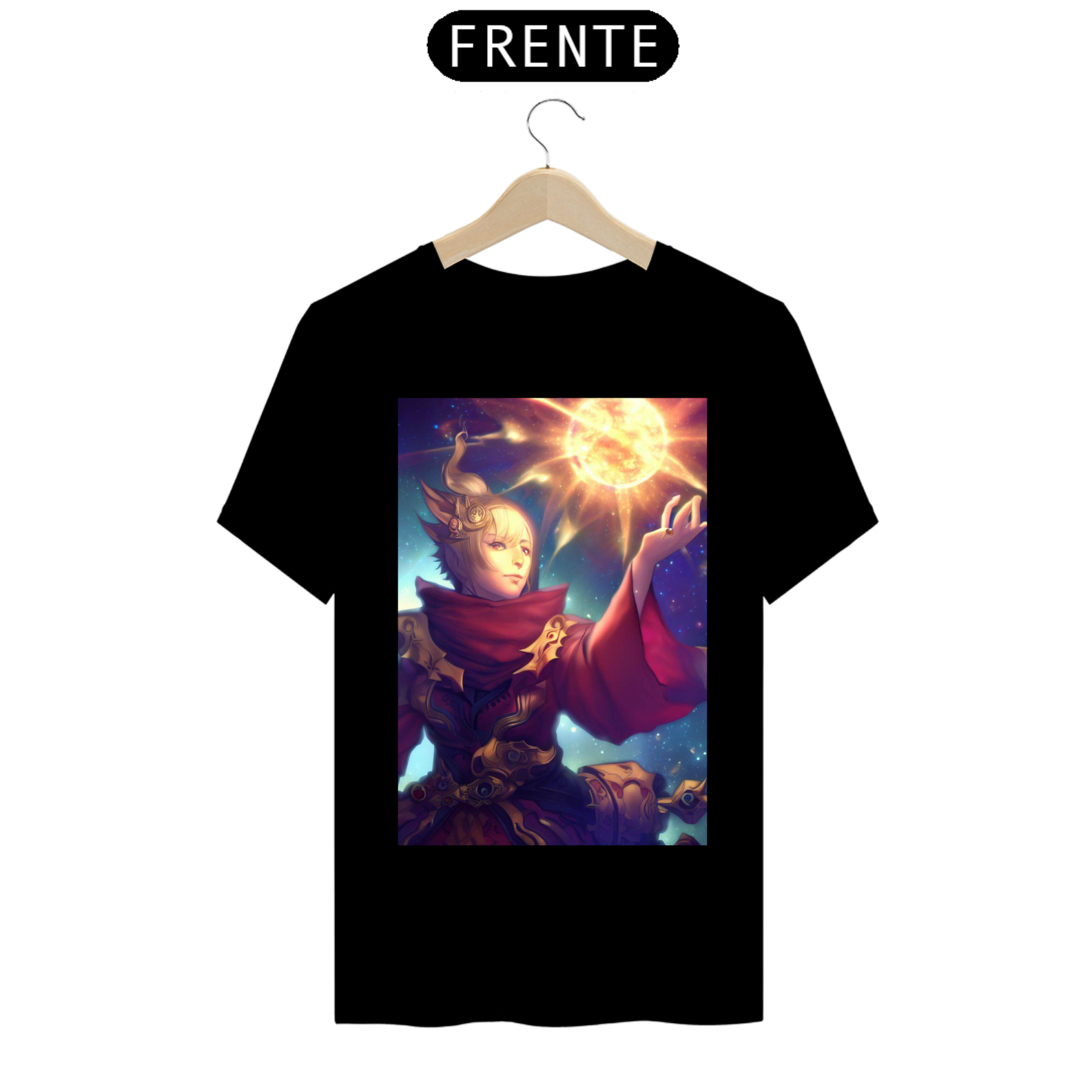Nome do produto: Camiseta Unissex Reaper Foice Job Final Fantasy Algodão 100