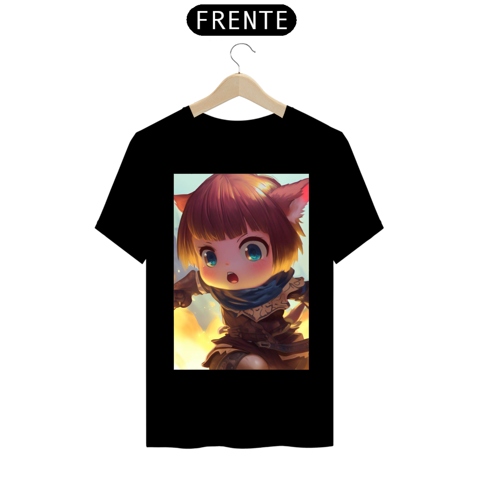 Nome do produto: Camiseta Unissex Raça Lalafell Final Fantasy Algodão 100