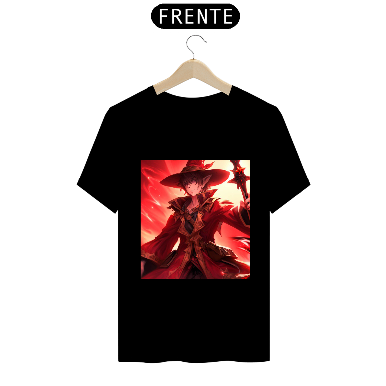 Nome do produto: Camiseta Unissex Red Mage Mago Vermelho Job Final Fantasy Algodão 100