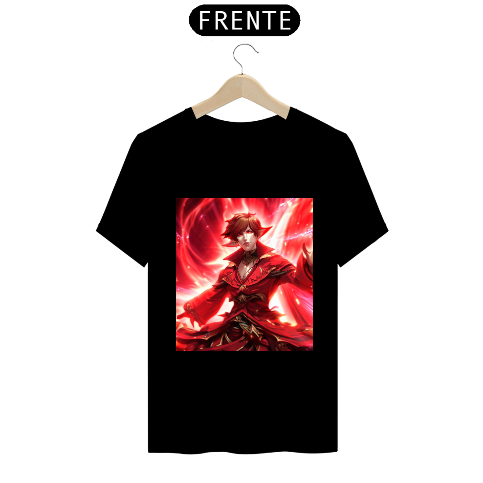 Nome do produto: Camiseta Unissex Red Mage Mago Vermelho Final Fantasy Algodão 100