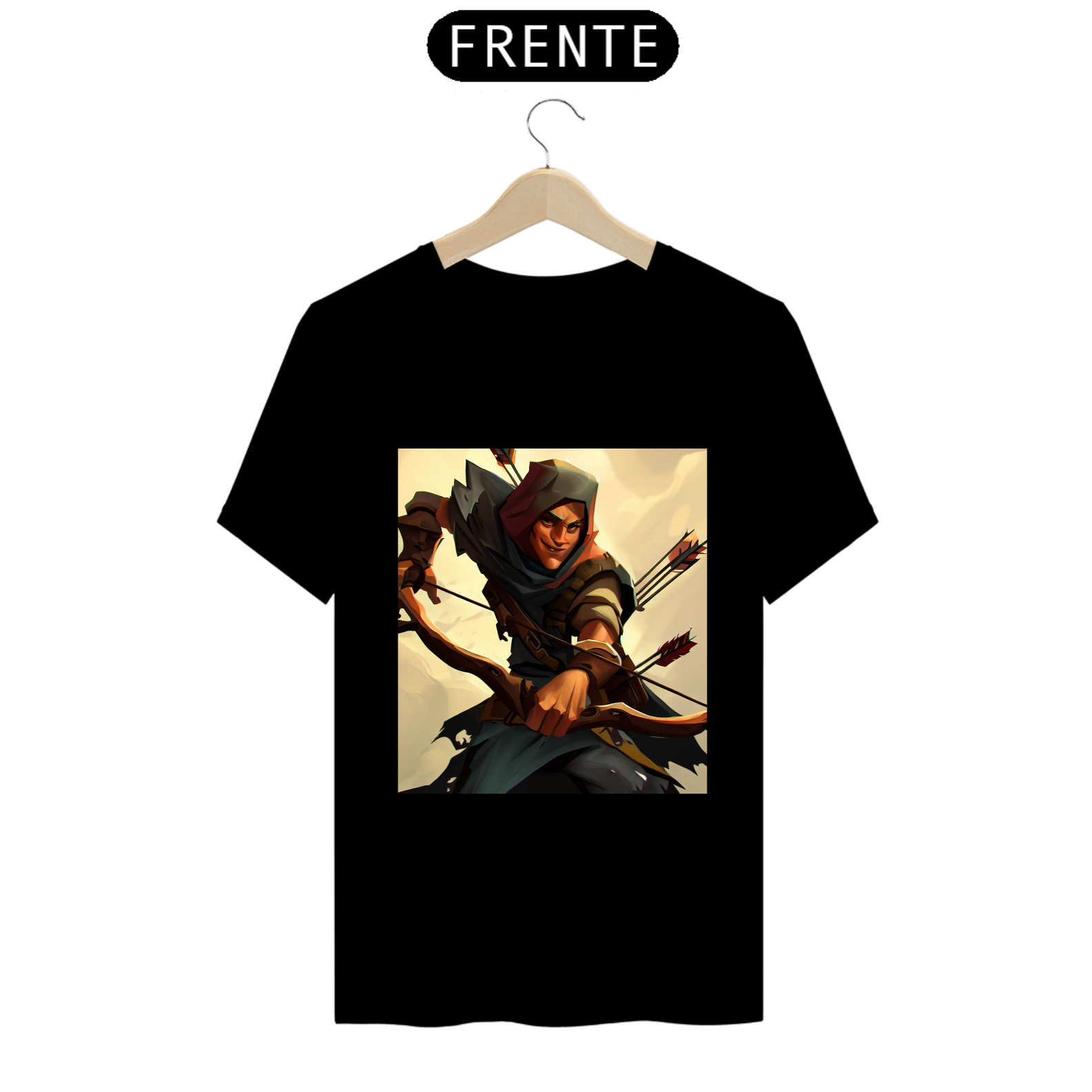 Nome do produto: Camiseta Unissex Runescape Arqueiro Archer Algodão 100