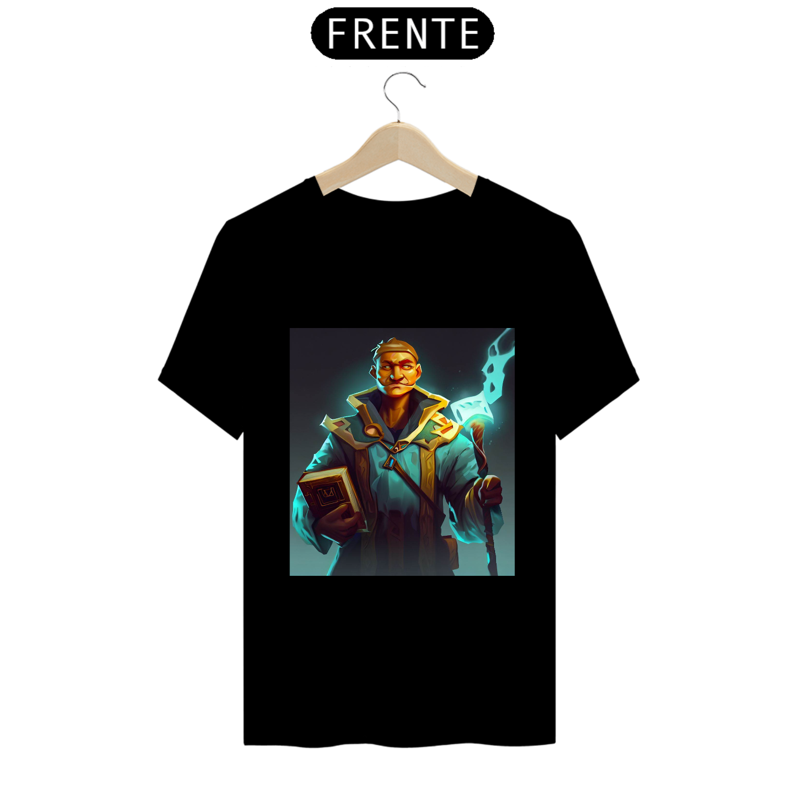 Nome do produto: Camiseta Unissex Runescape Mago Antigo Algodão 100
