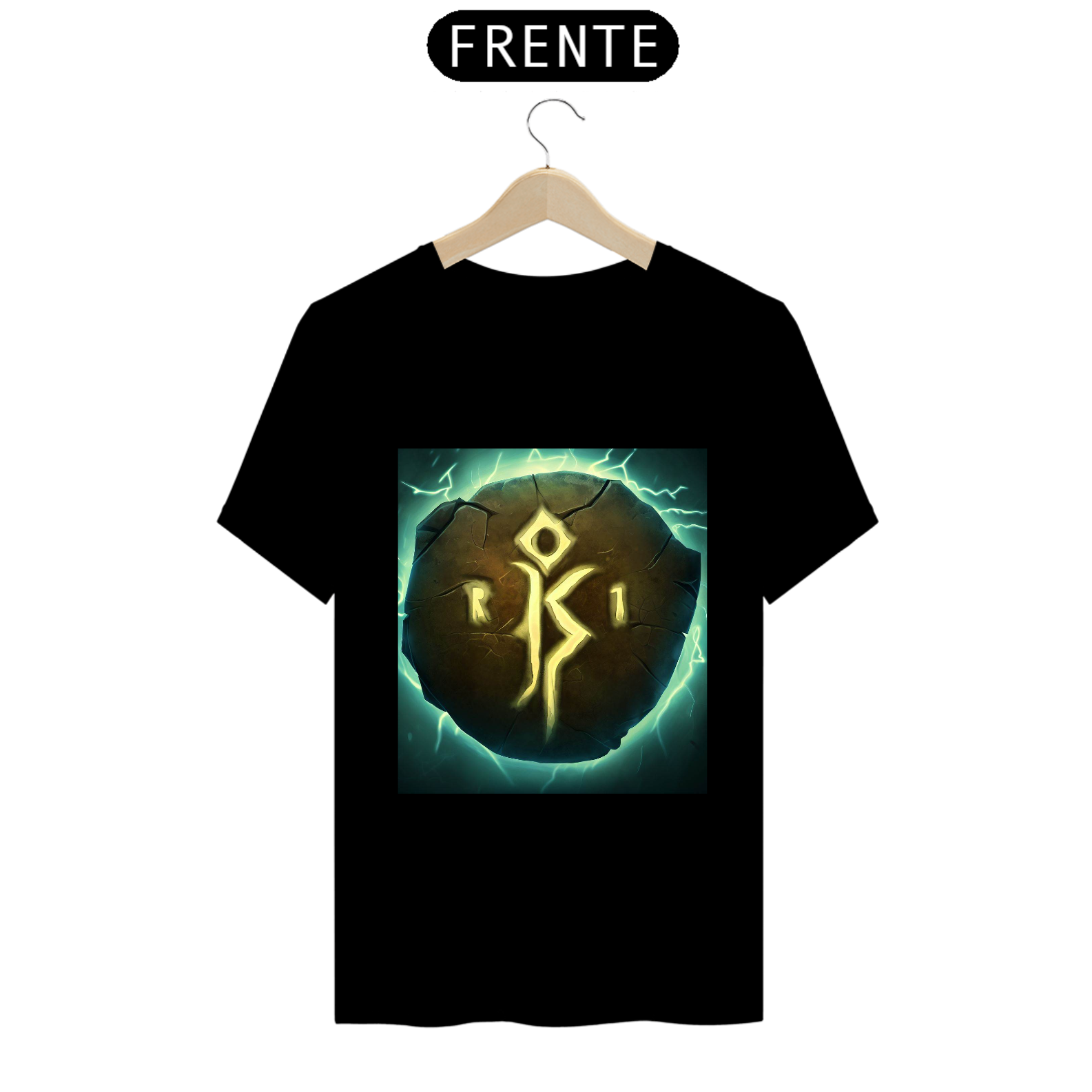 Nome do produto: Camiseta Unissex Runescape Runas Coleção Algodão 100
