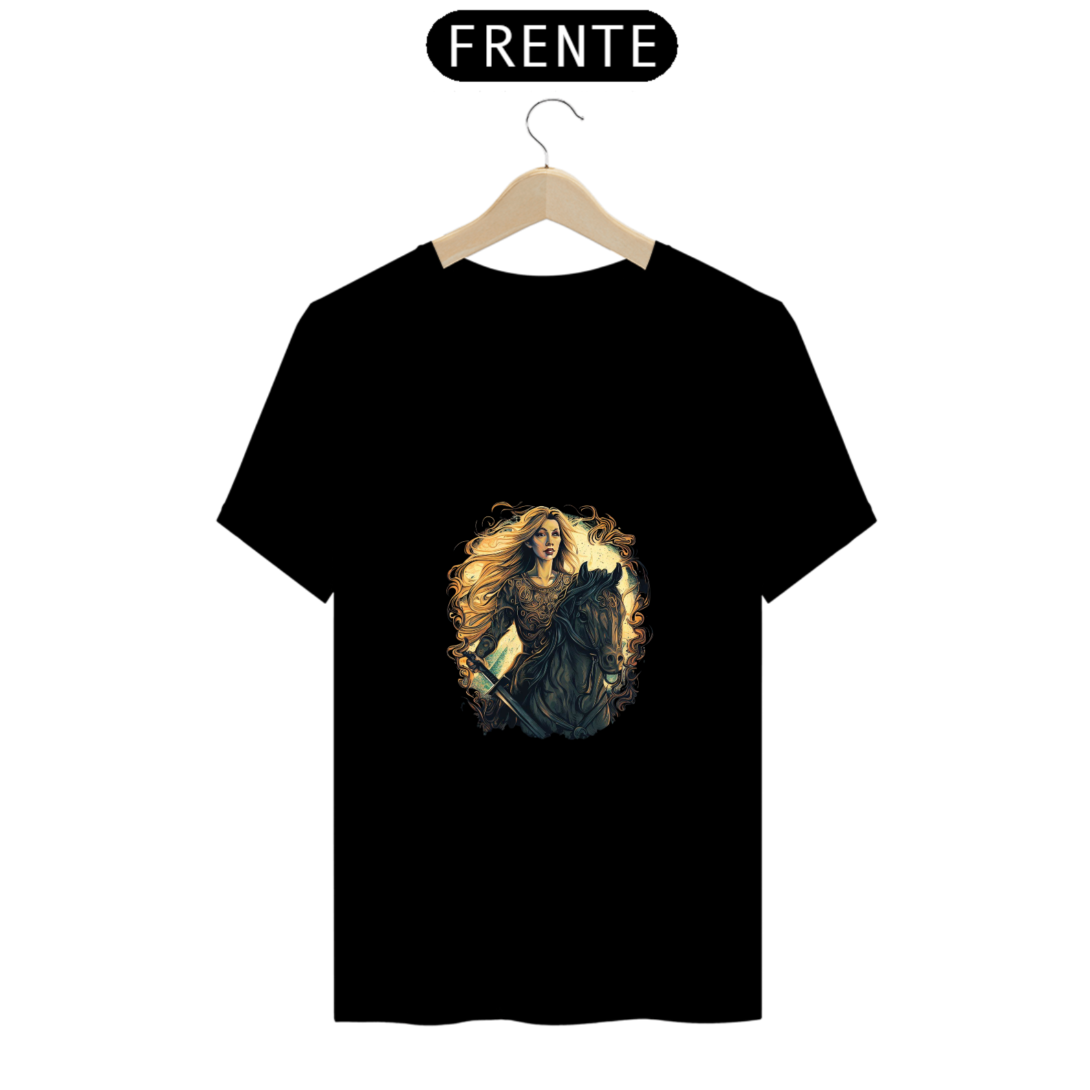 Nome do produto: Camiseta Unissex Coleção Eowyn Senhor dos Anéis Lotr Algodão 100