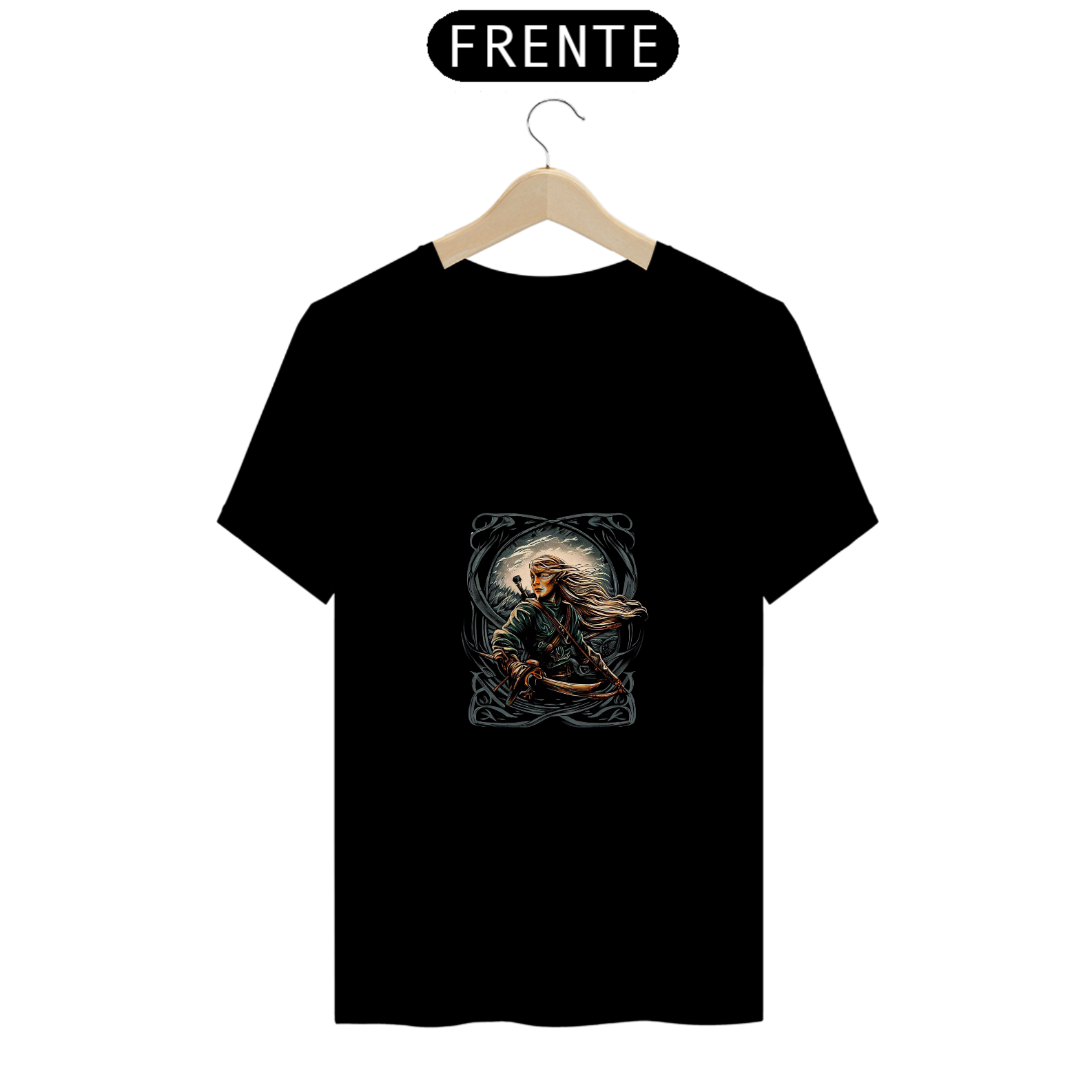 Nome do produto: Camiseta Unissex Legolas Senhor dos Anéis Lotr Algodão 100