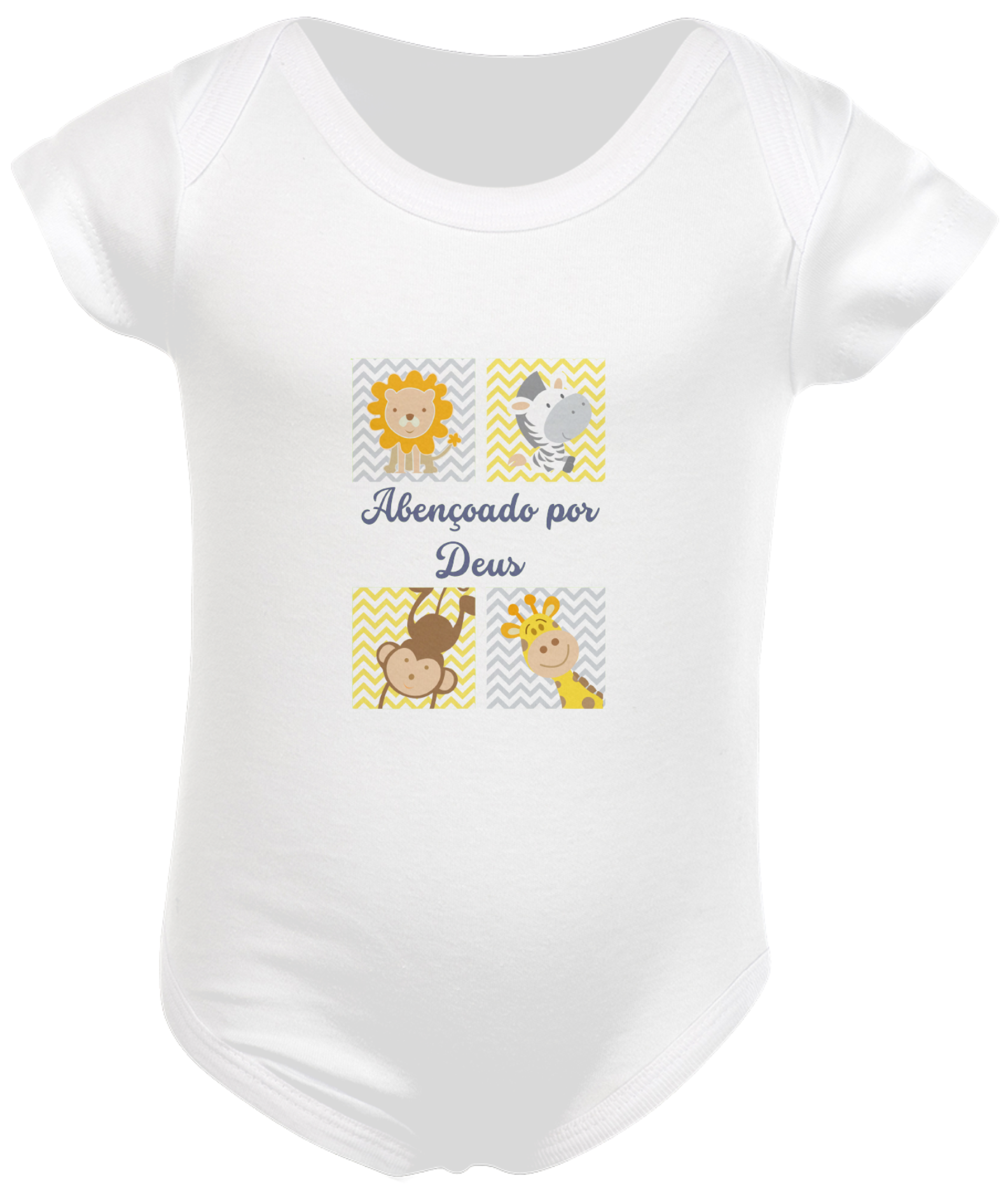 Nome do produto: Body Infantil - Abençoado Por Deus
