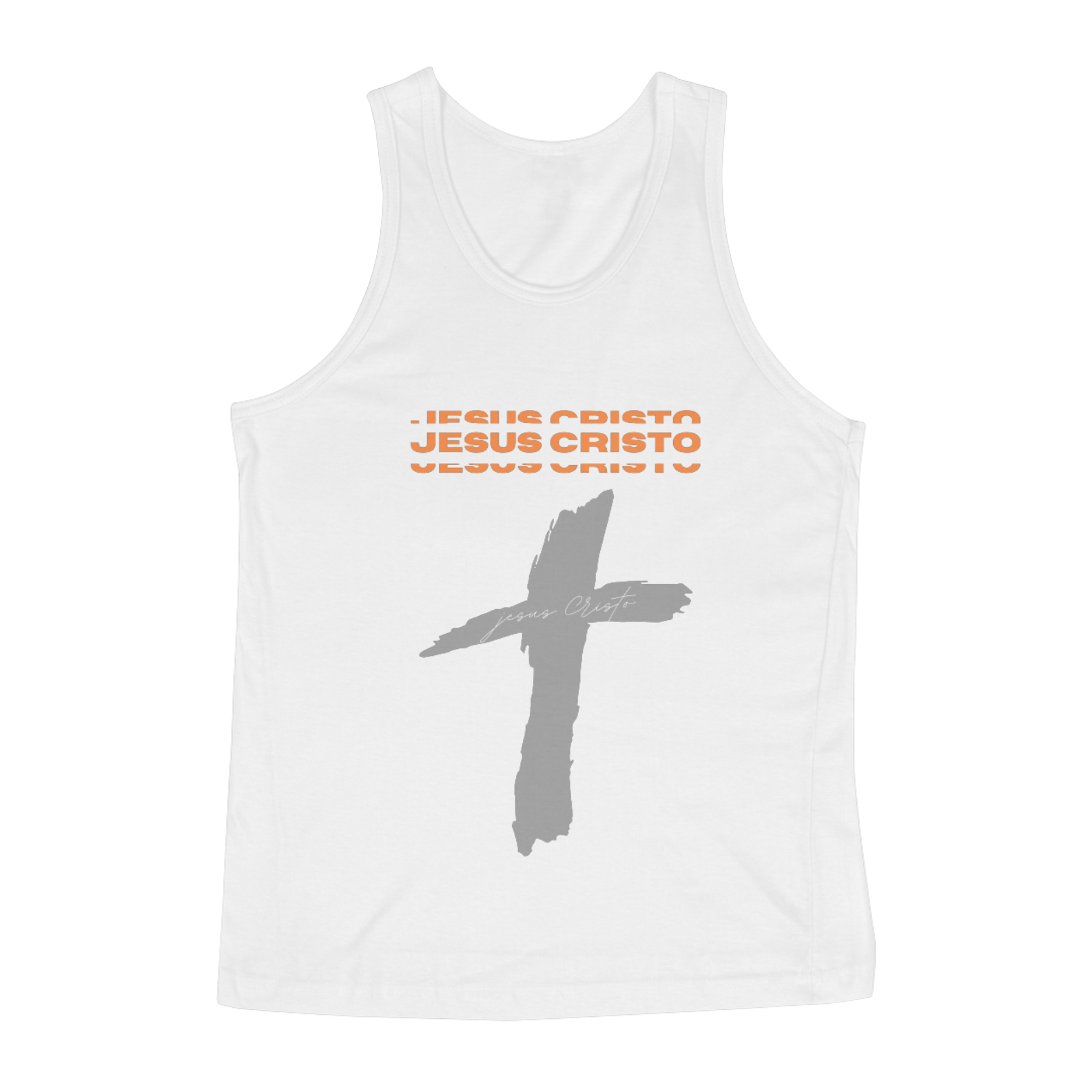 Nome do produto: Regata Masculina Classic Jesus Cristo