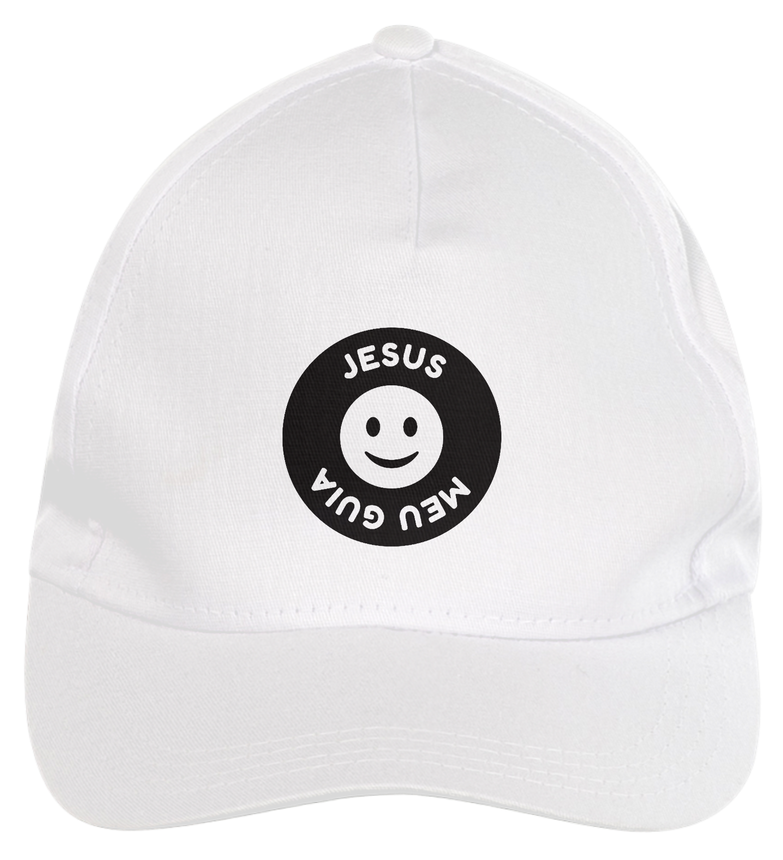 Nome do produto: Boné Brim Jesus Meu Guia