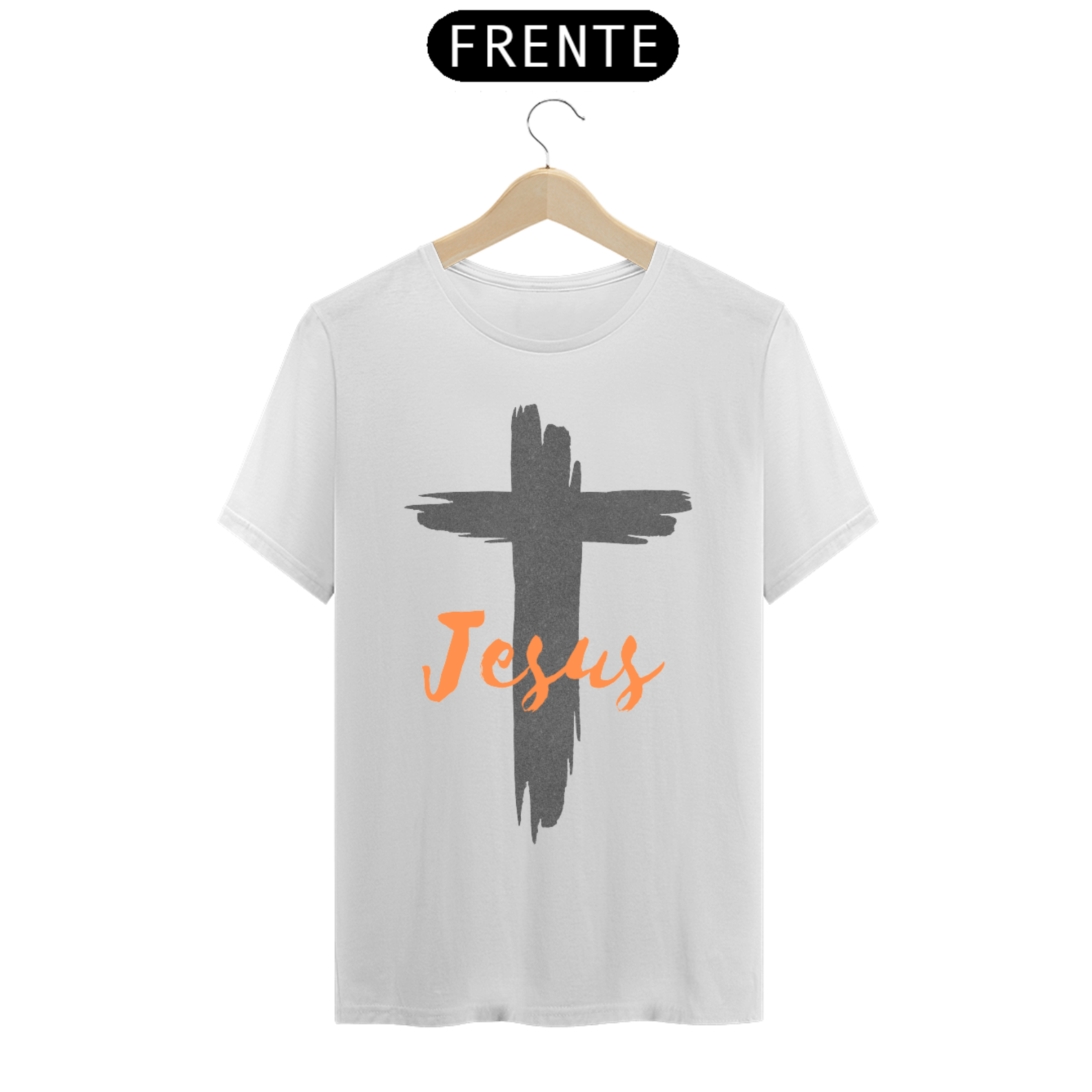 Nome do produto: T-Shirt Classic - A Cruz E Jesus