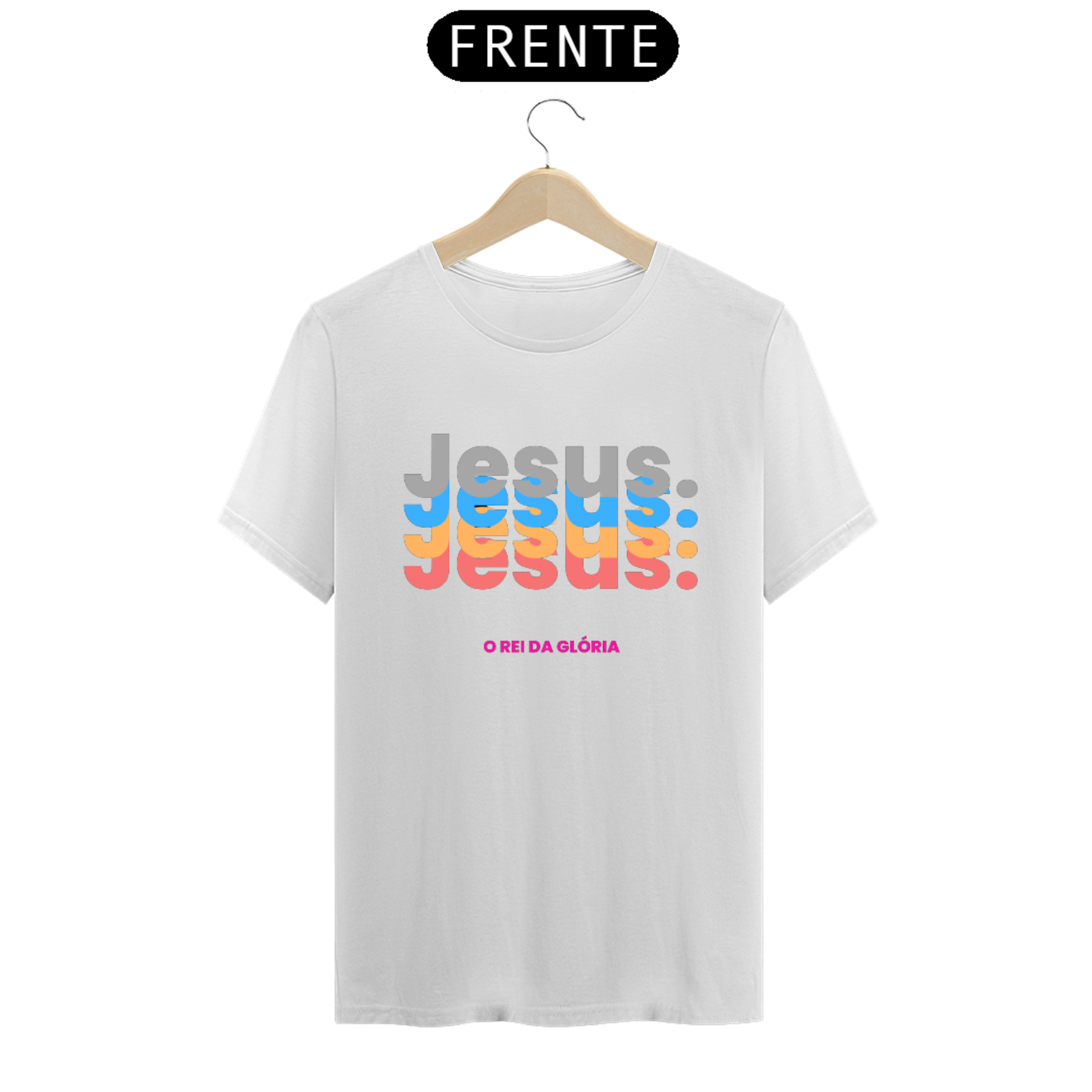 Nome do produto: T-Shirt Classic - Jesus O Rei Da Glória