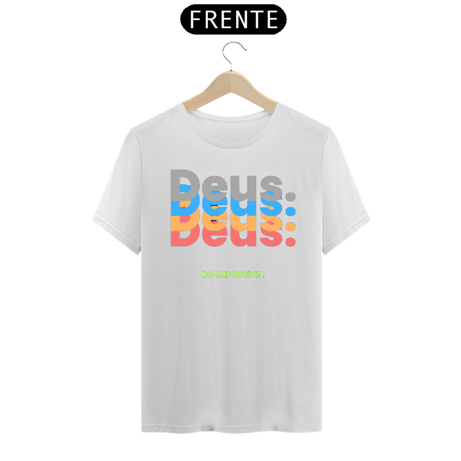 Nome do produto: T-Shirt Classic - Deus Do Impossivel