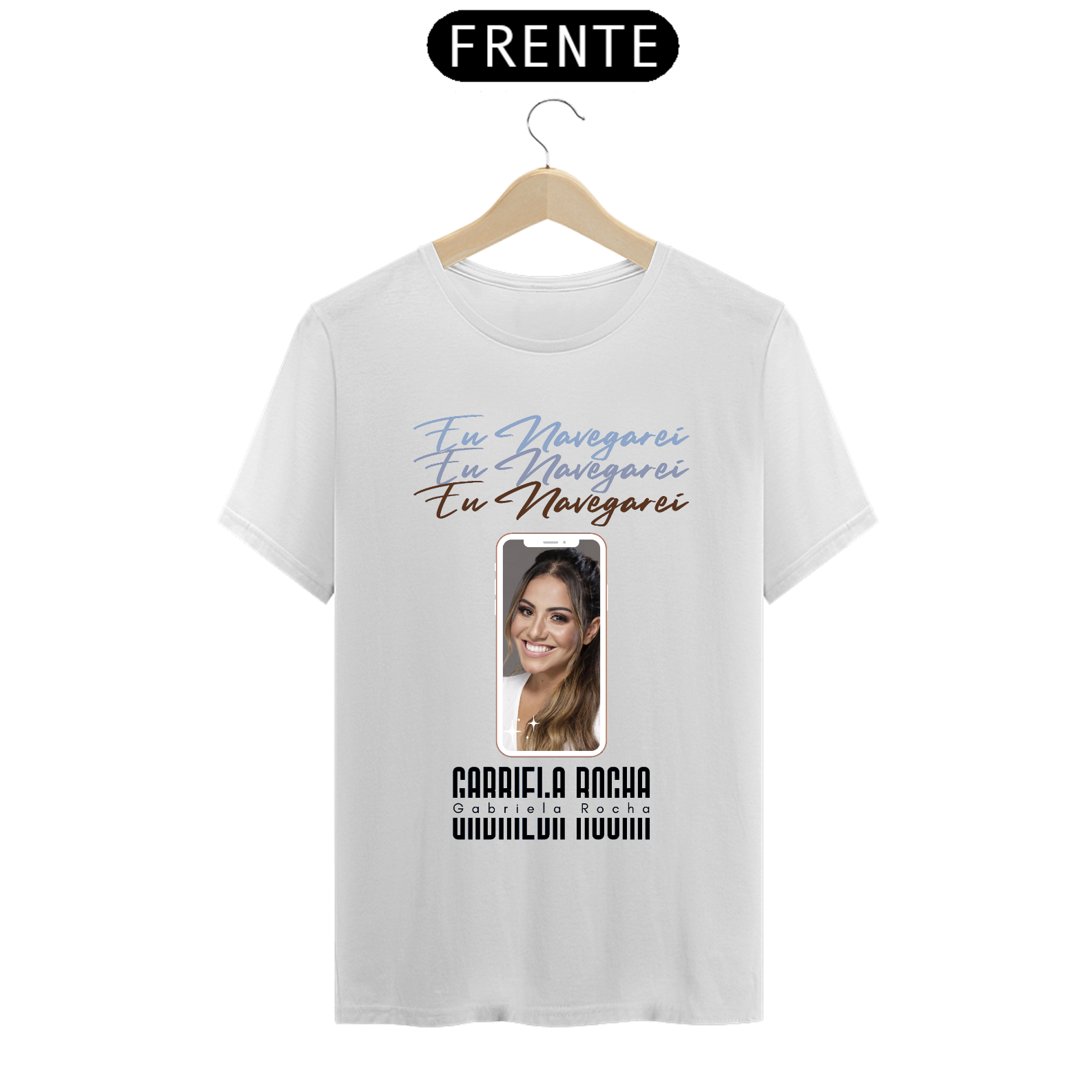 Nome do produto: T-Shirt Classic - Gabriela Rocha Eu Navegarei