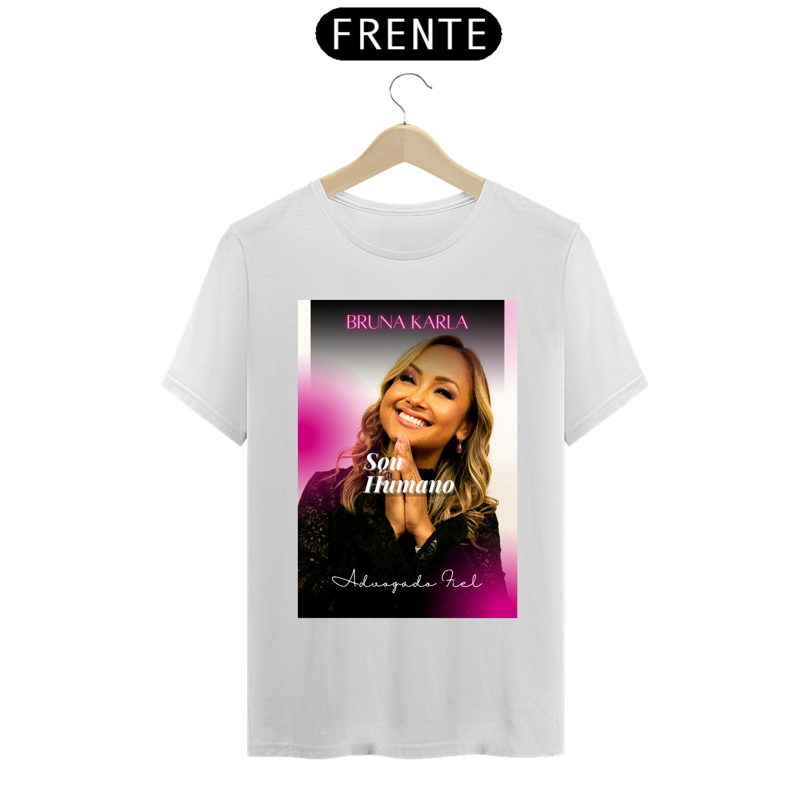 Nome do produto: T-Shirt Classic - Bruna Karla Sou Humano