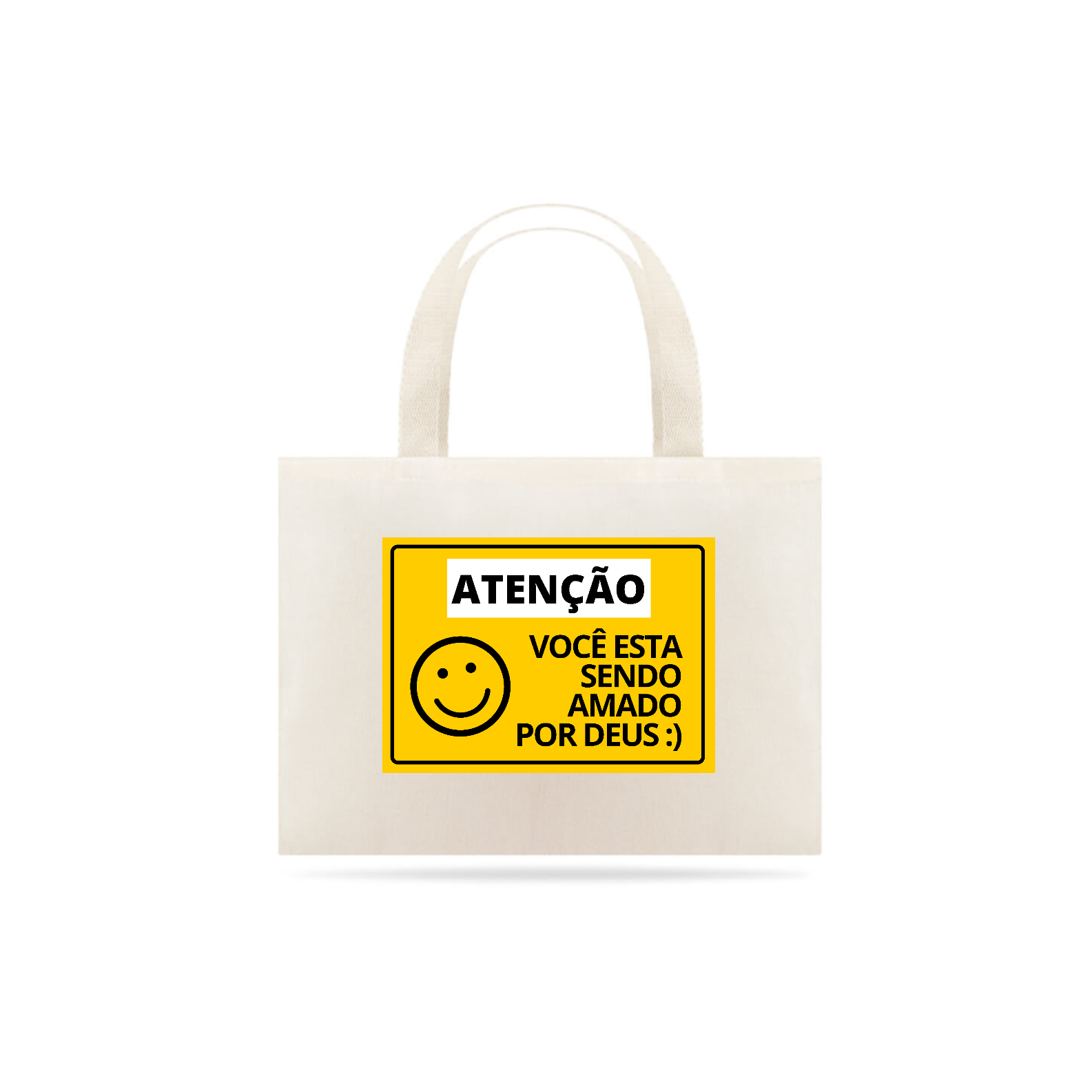 Nome do produto: Eco Bag Grande Amado Por Deus
