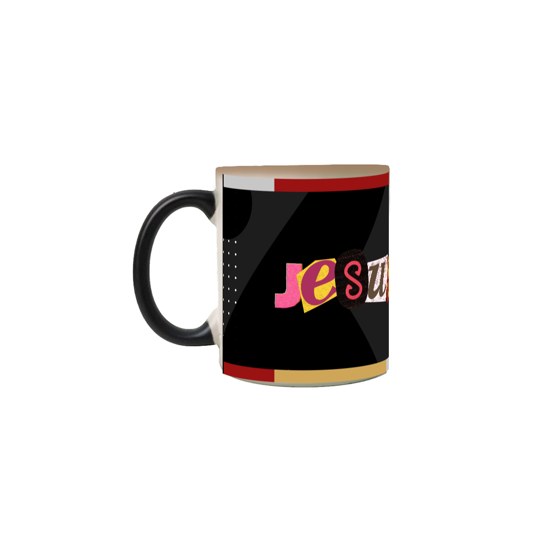 Nome do produto: Caneca Mágica Jesus Personalizado