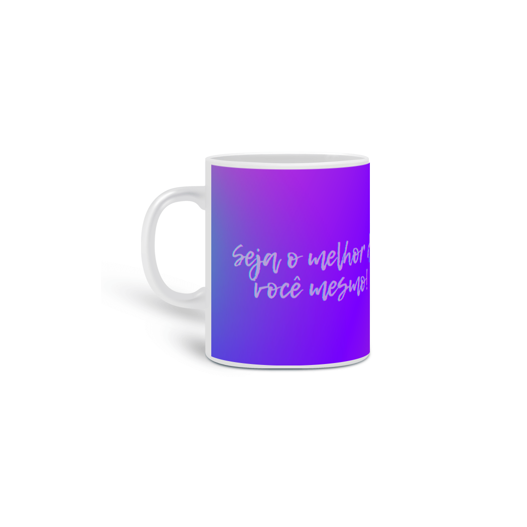 Nome do produto: Caneca De Cerâmica - Seja Seu Melhor