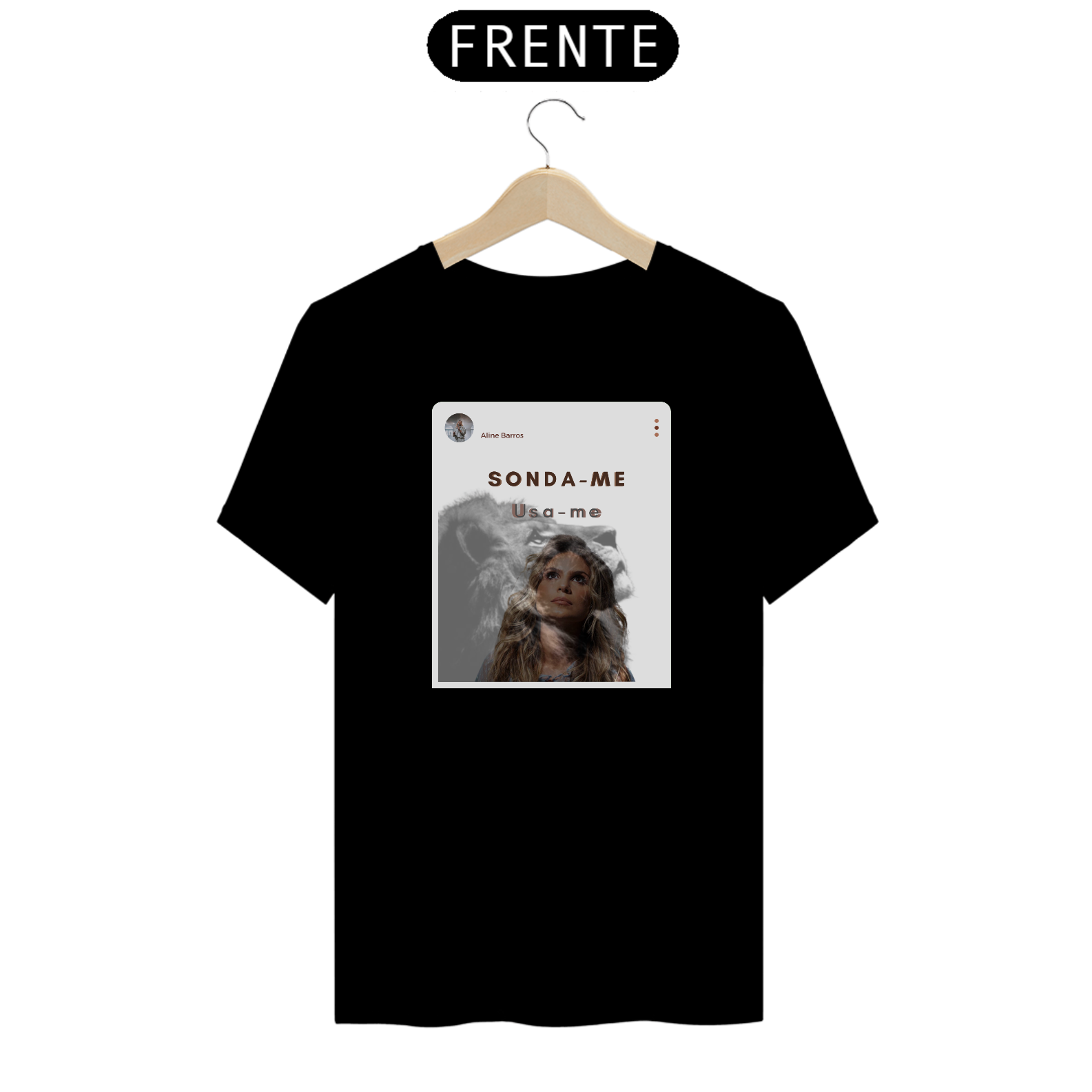 Nome do produto: T-Shirt Classic - Aline Barros Sonda-Me, Usa-Me