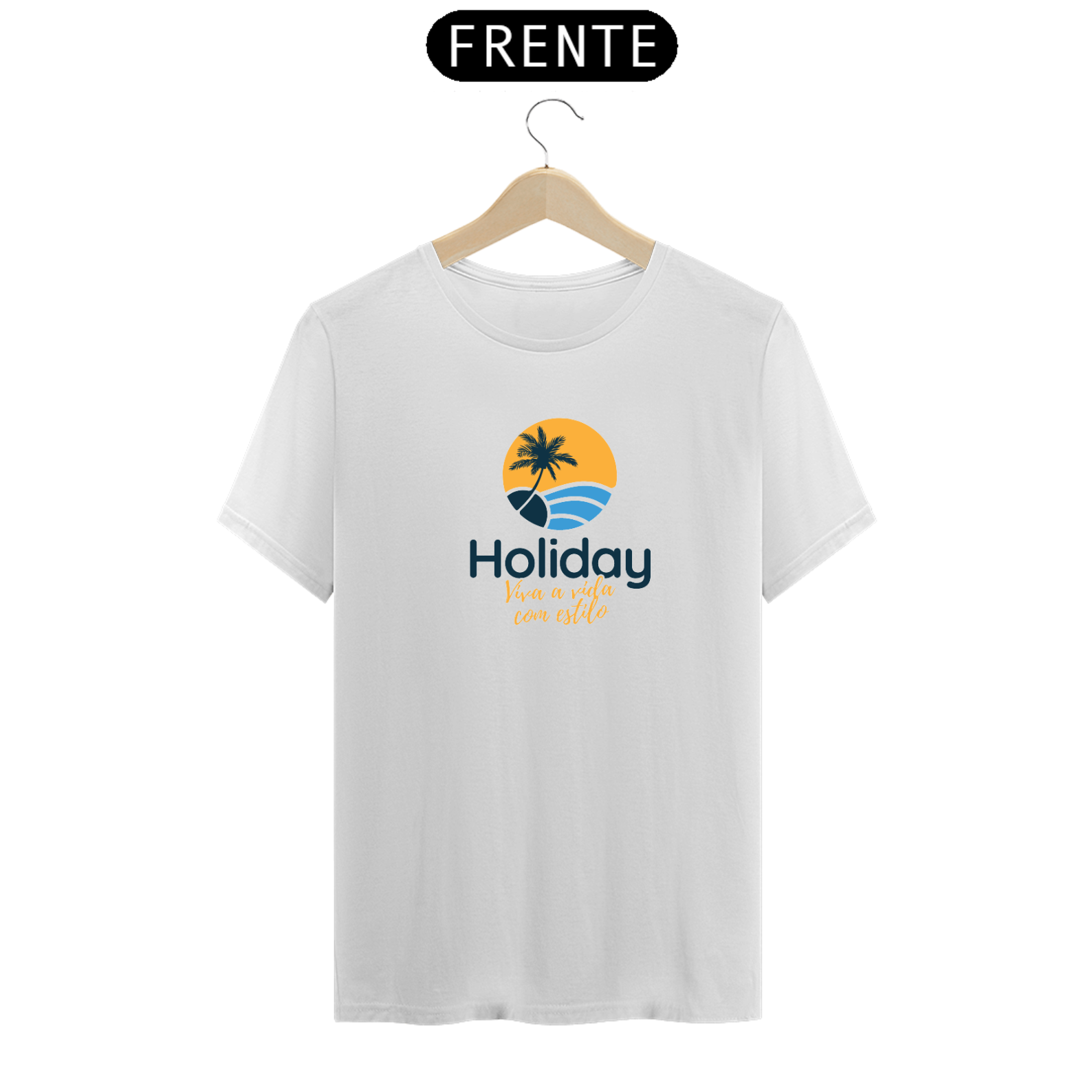 Nome do produto: Camiseta T-shirt Estampada Holiday