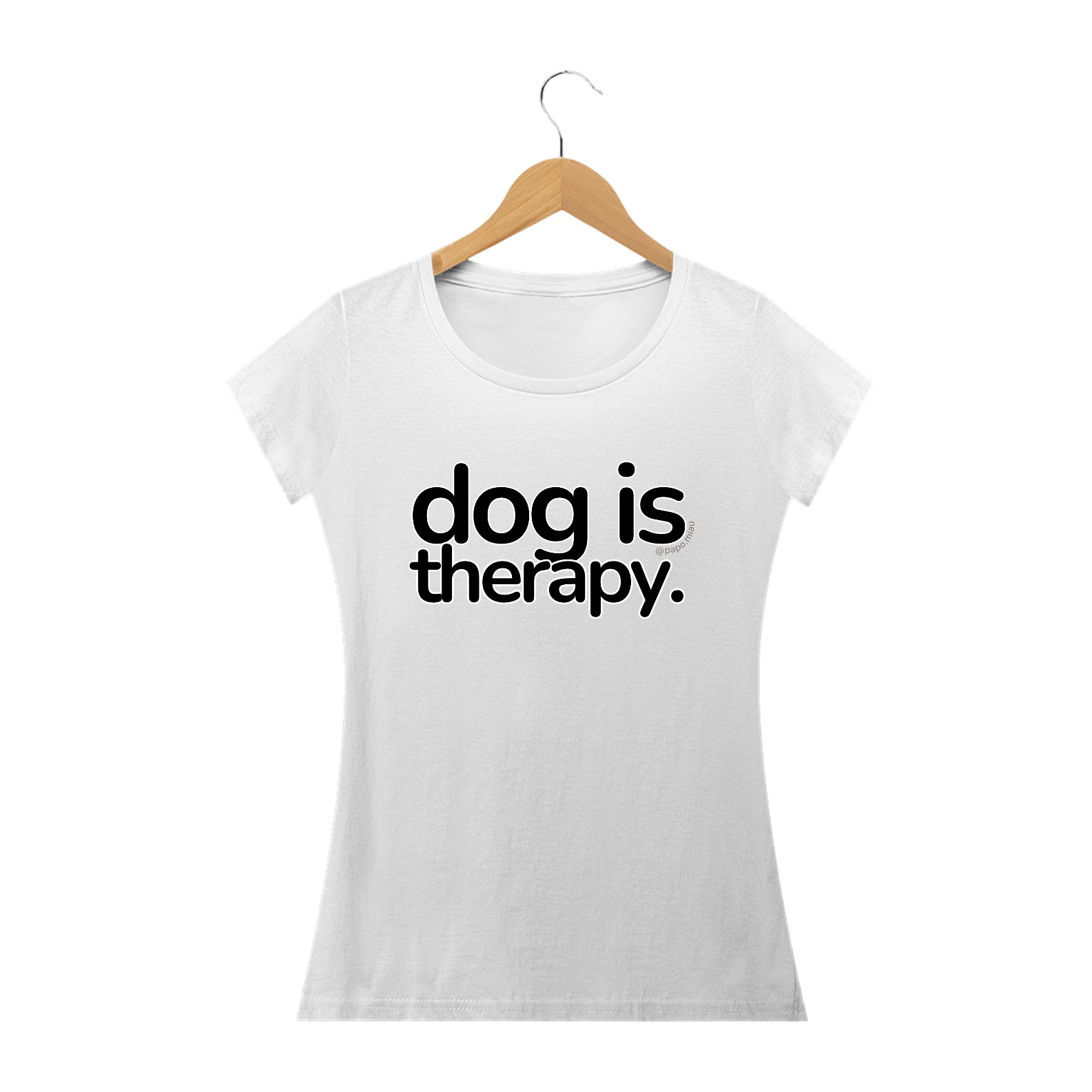 Nome do produto: Camiseta Cão - dog is therapy