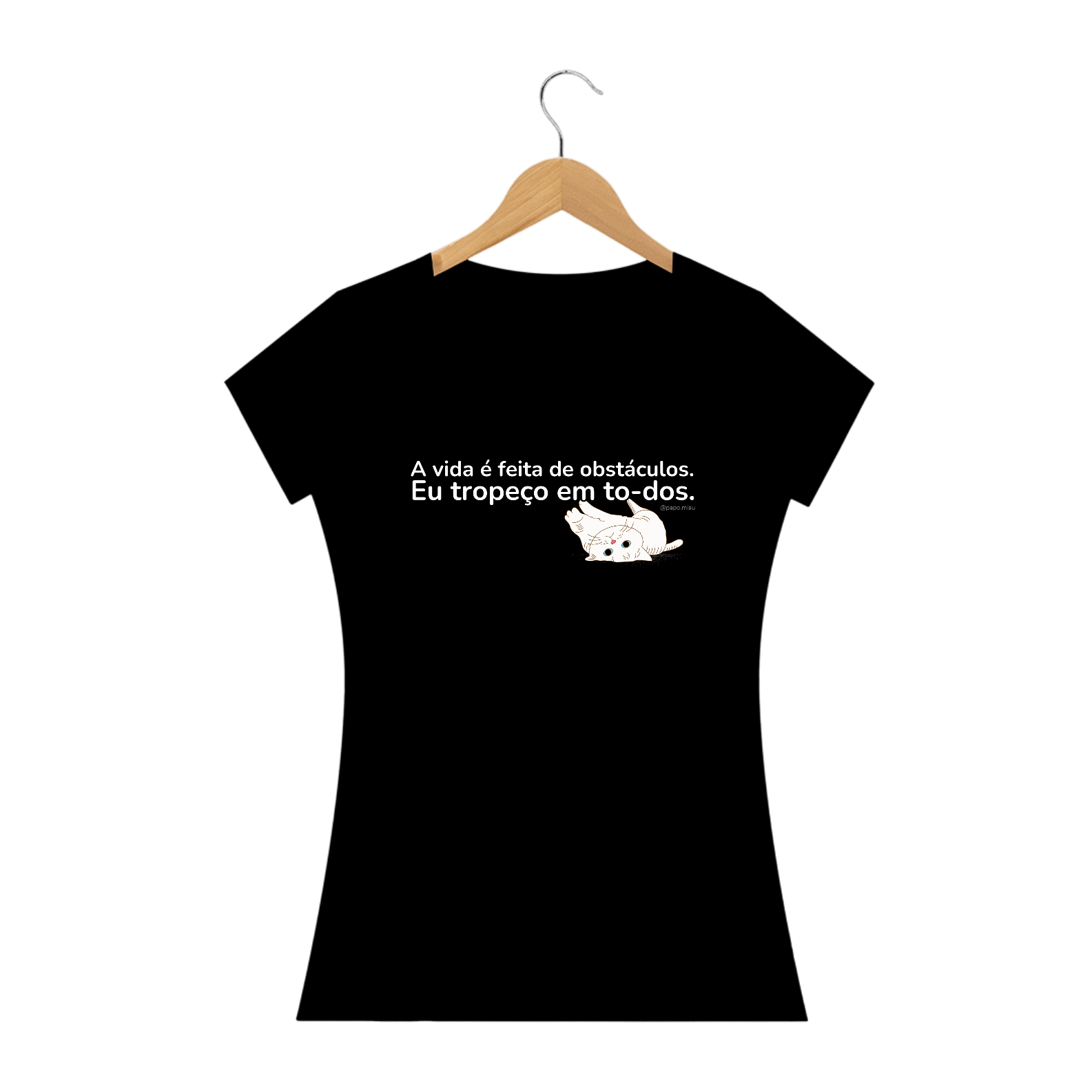 Nome do produto: Camiseta - a vida é feita de obstáculos