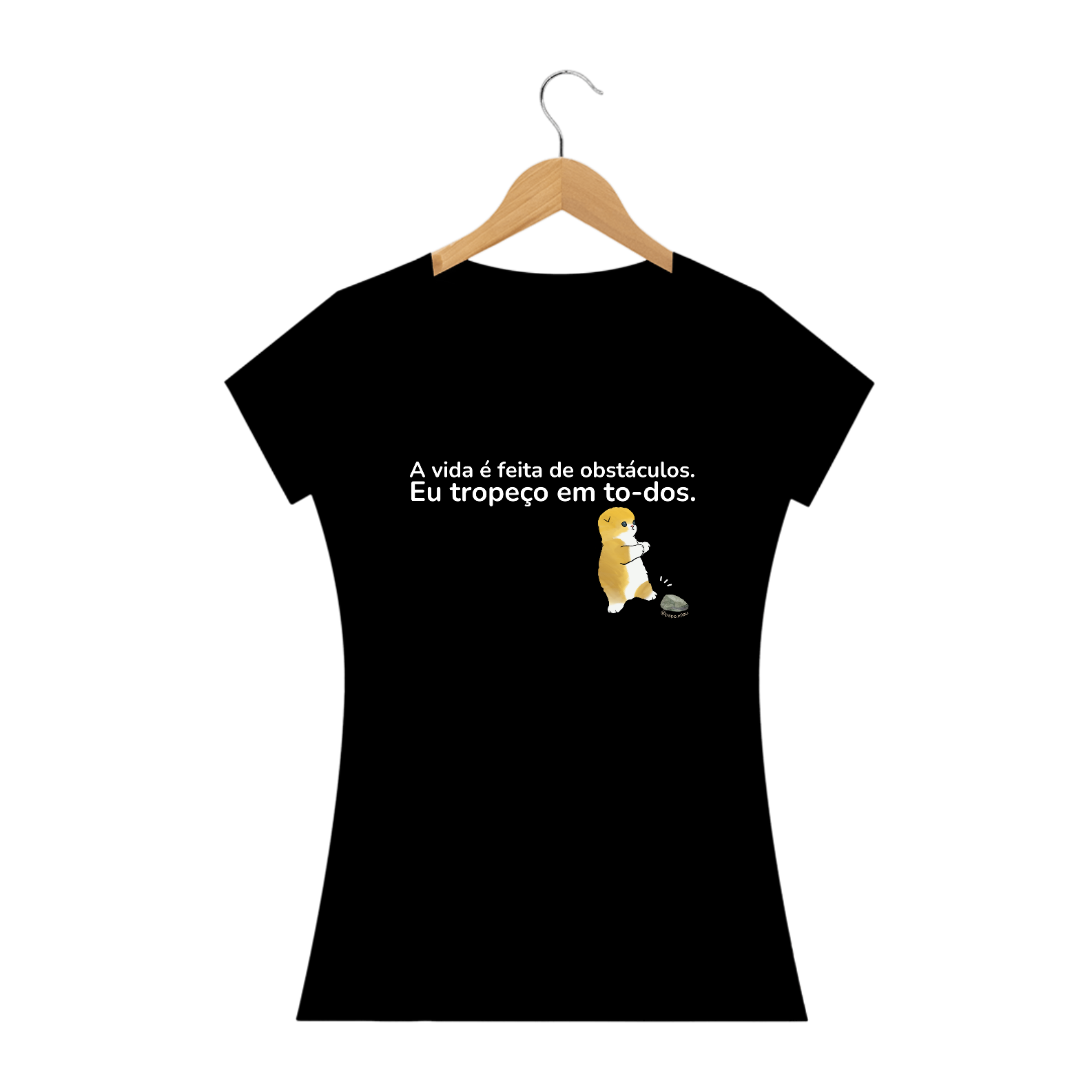 Nome do produto: Camiseta - a vida é feita de obstáculos