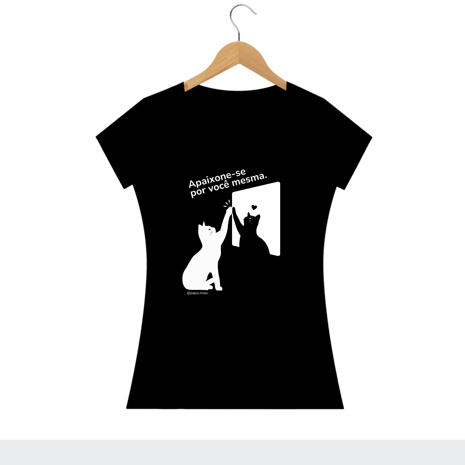 Nome do produto: Camiseta - apaixone-se por vc mesma