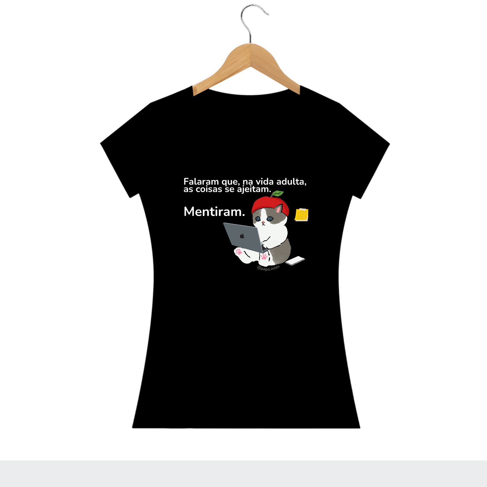 Nome do produto: Camiseta - as coisas se ajeitam