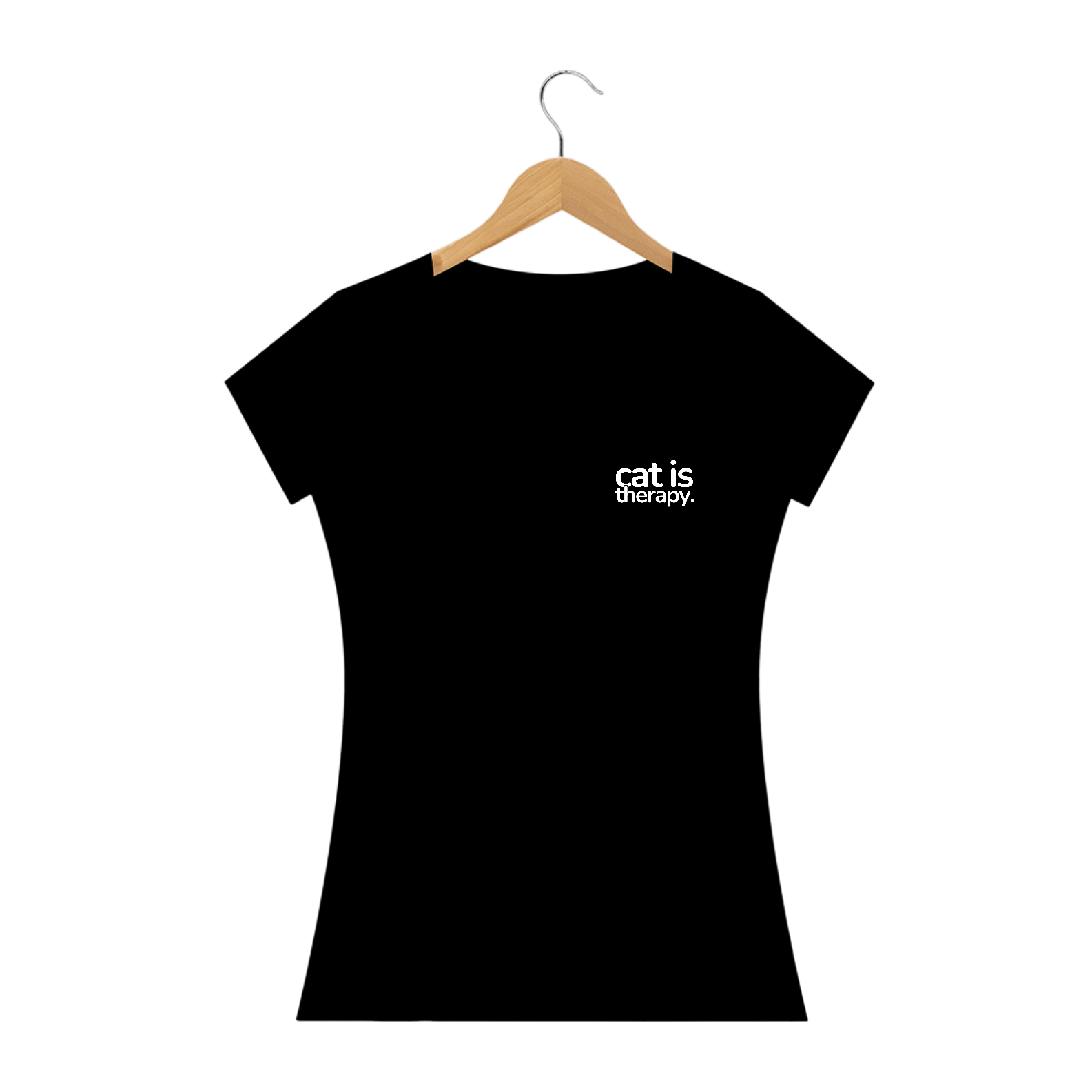 Nome do produto: Camiseta Minimalista - cat is therapy