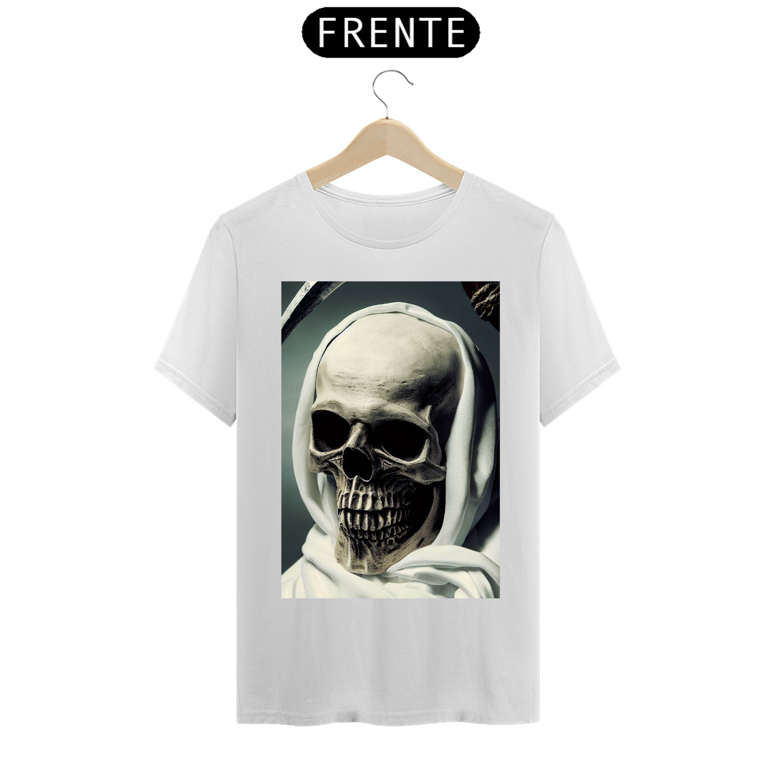 Nome do produto: Camiseta masculina caveira morte
