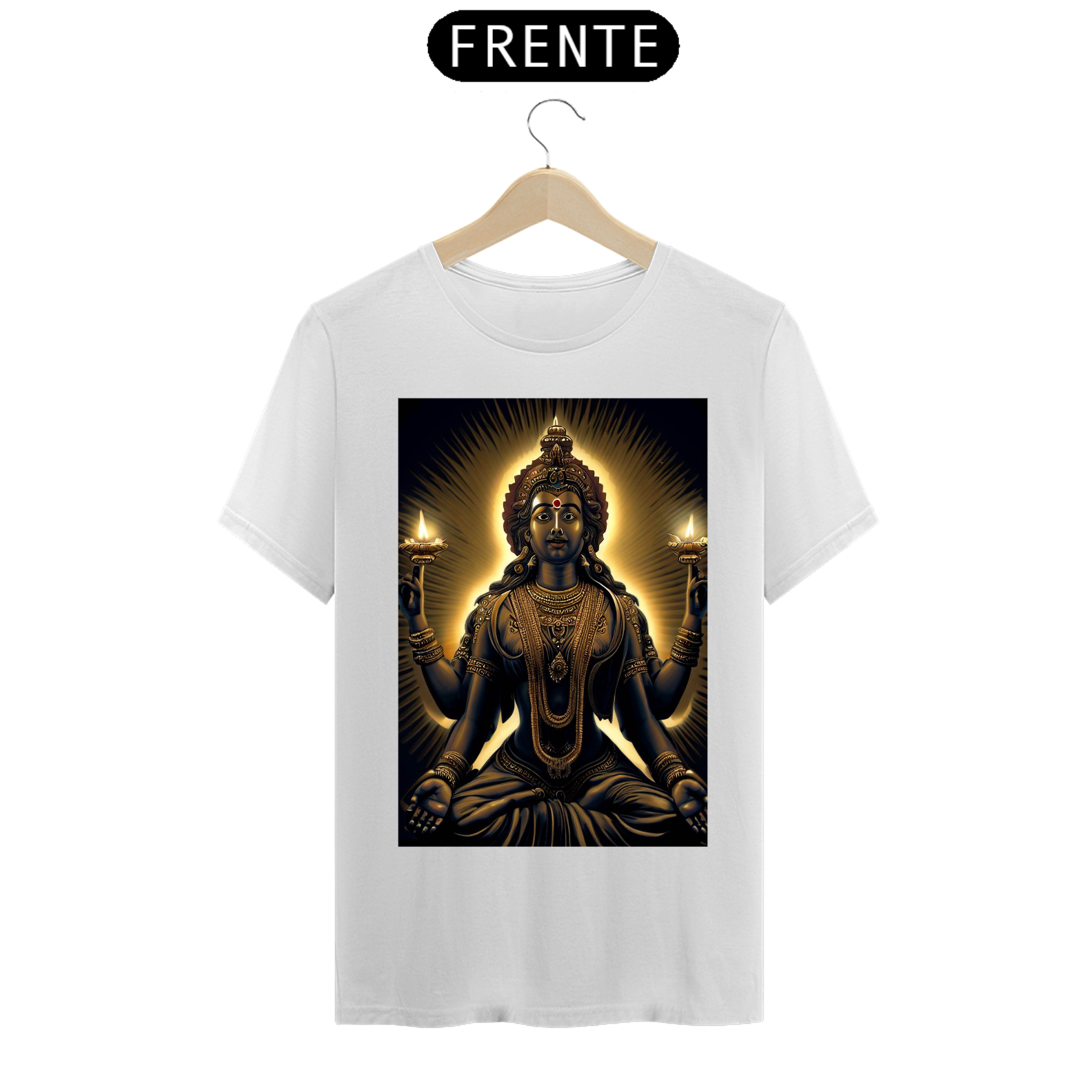 Nome do produto: Camiseta Deuses hindus Lakshmi