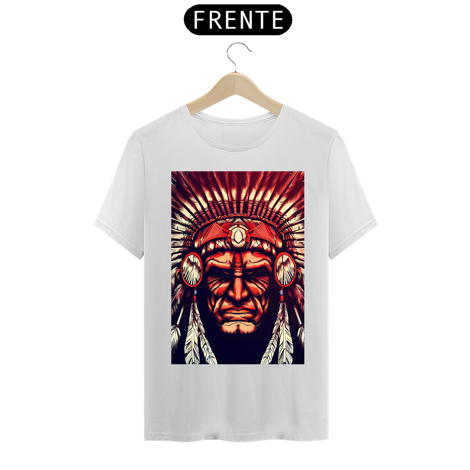 Nome do produto: Camisetas Indígenas Americanos 