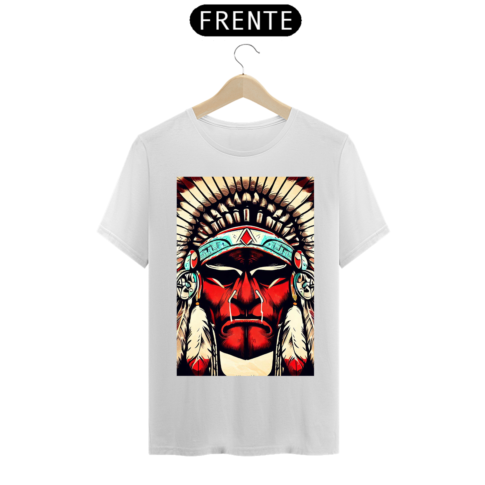 Nome do produto: Camisetas Indígenas Americanos 