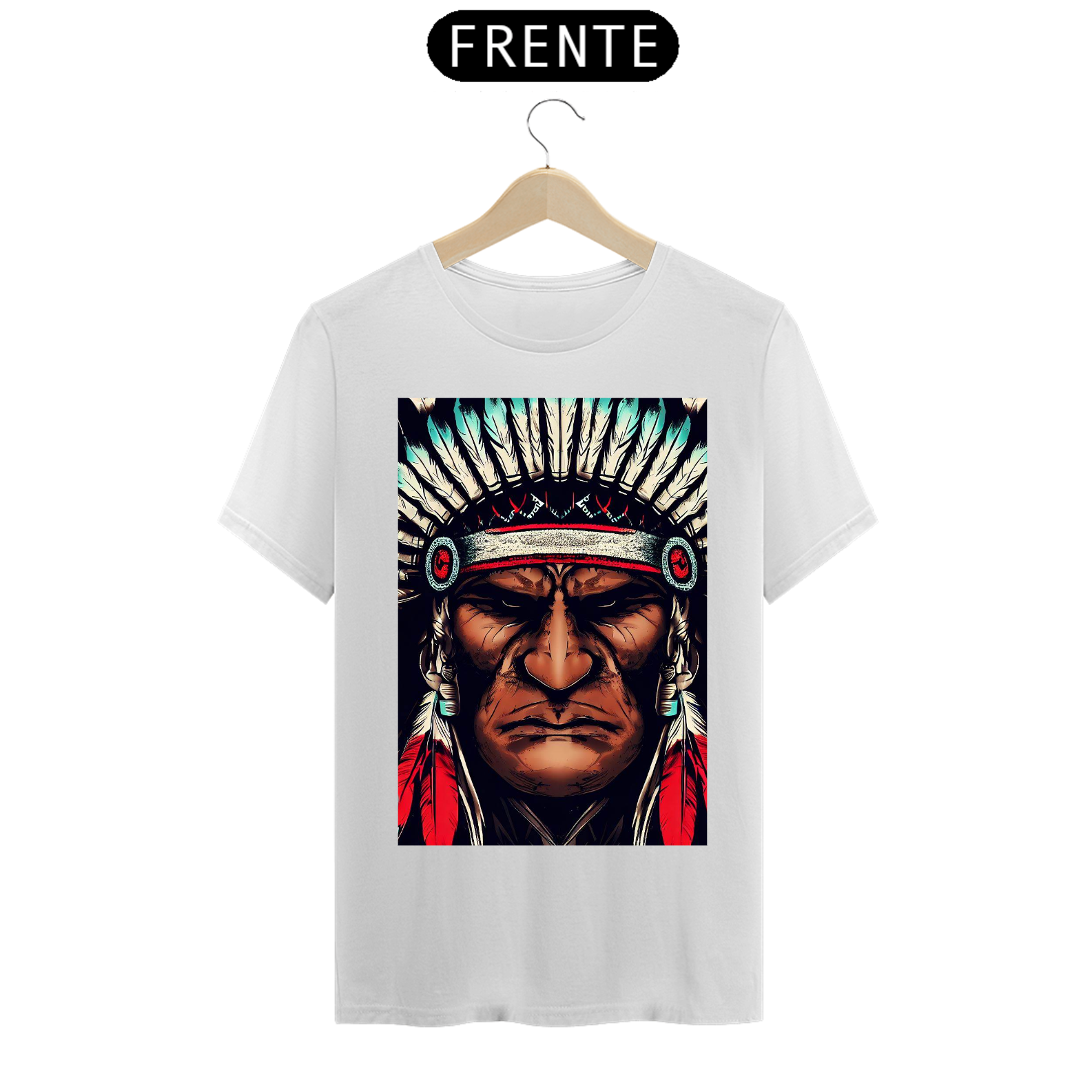 Nome do produto: Camisetas Indígenas Americanos