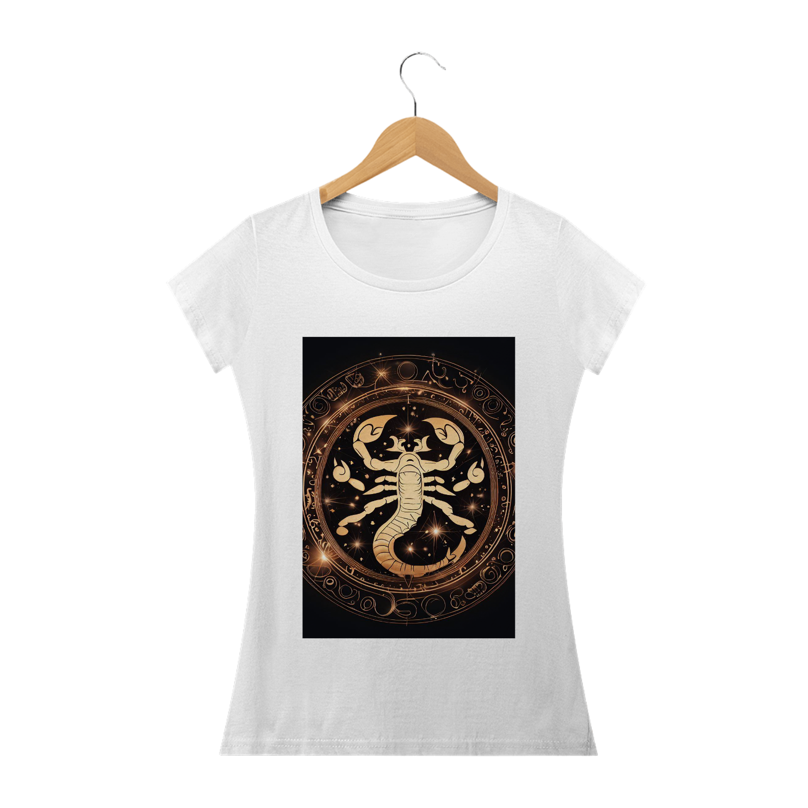 Nome do produto: Camiseta Feminina Signos Escorpião