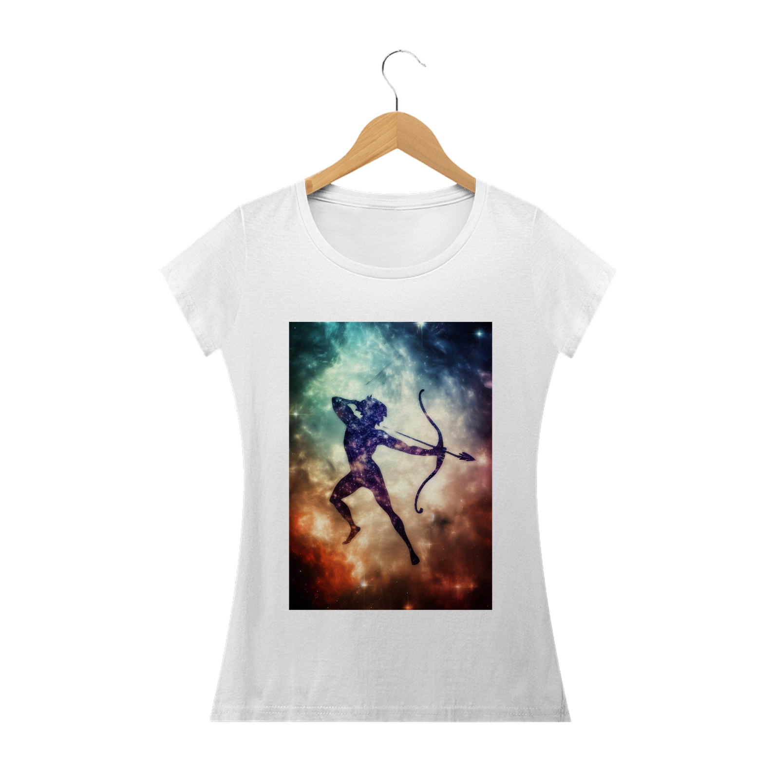 Nome do produto: Camiseta Feminina Signos Sagitário