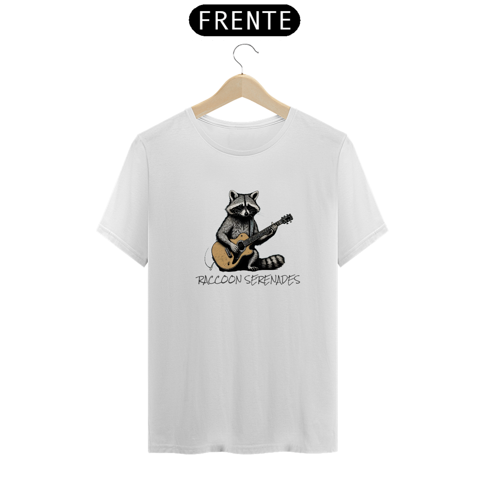 Nome do produto: Camiseta Premium - Raccoon Serenades