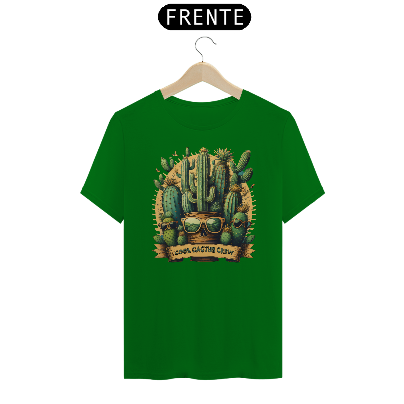 Nome do produto: Camiseta Premium - Cool Cactus Crew