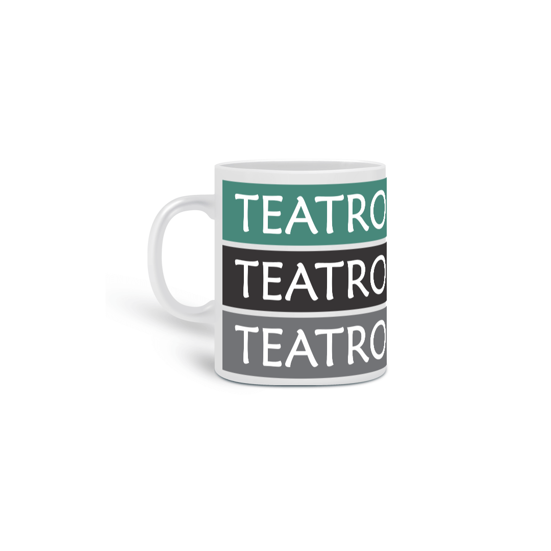 Nome do produto: Caneca Teatro