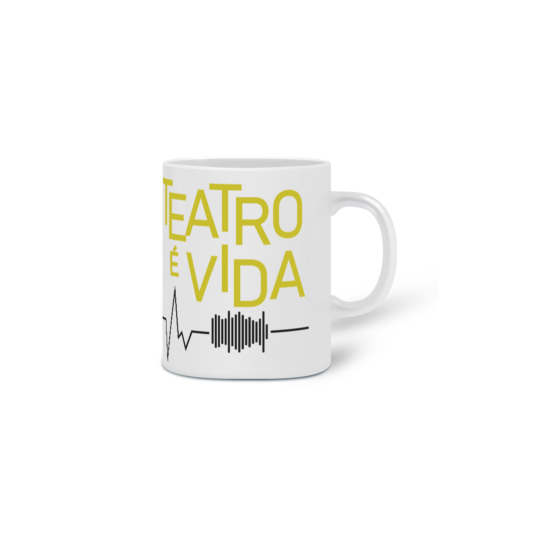 Nome do produto: Caneca Teatro é Vida